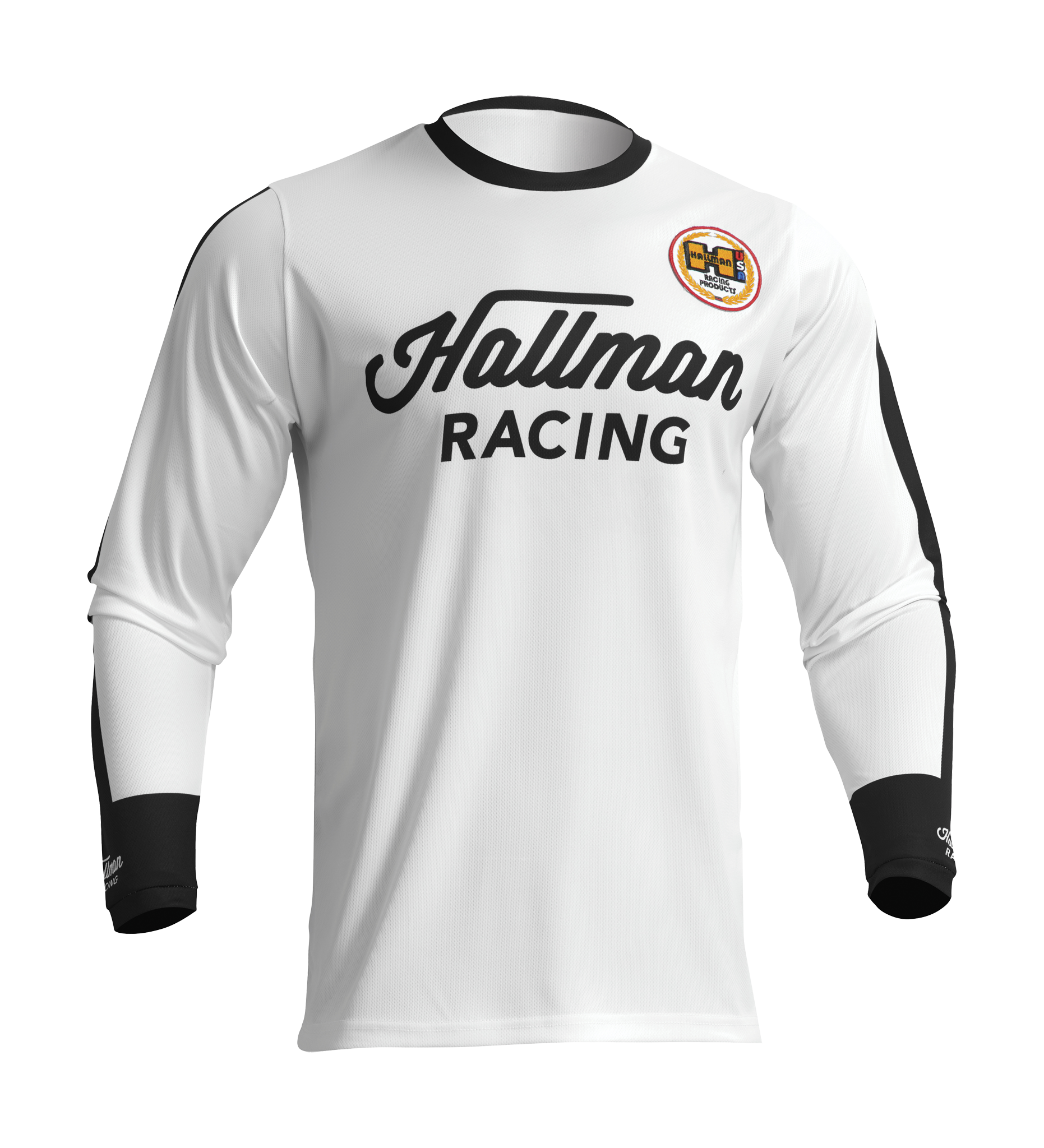 Thor Motocross Jersey 2026 Hallman Differ Roosted - White / Black