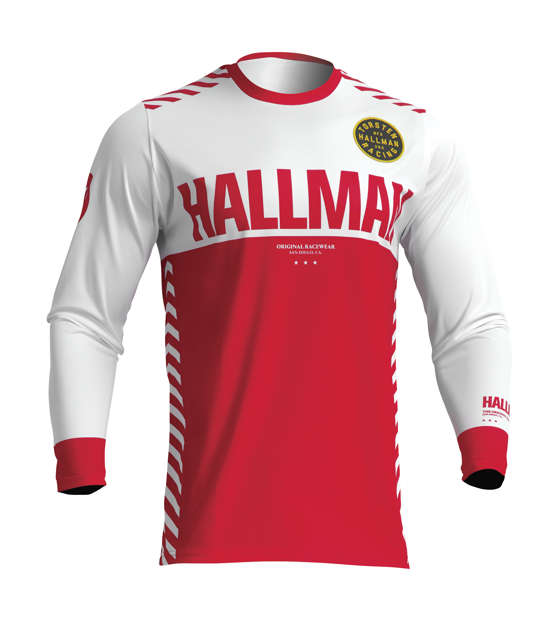 Thor Motocross Jersey 2026 Hallman Differ Slice - White / Red