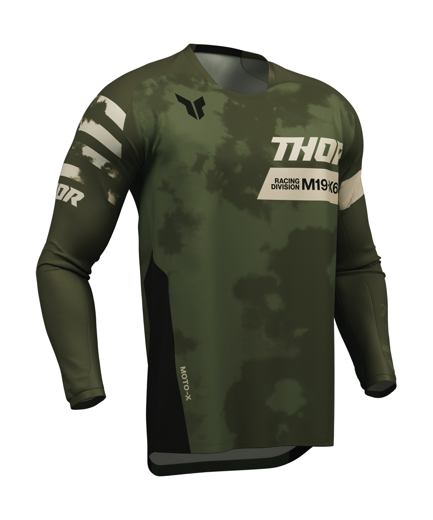 Thor Motocross Gear 2026 Launchmode Bleach - Black / Camo