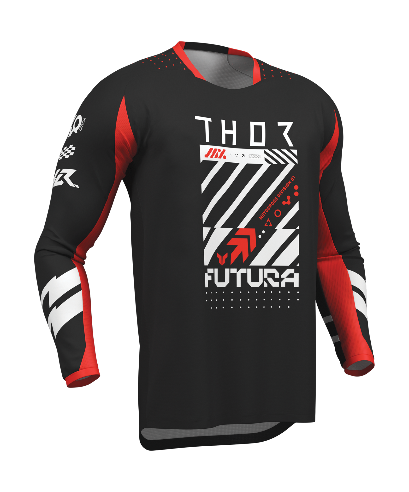 Thor Motocross Gear 2026 Launchmode Futura - Black / Red