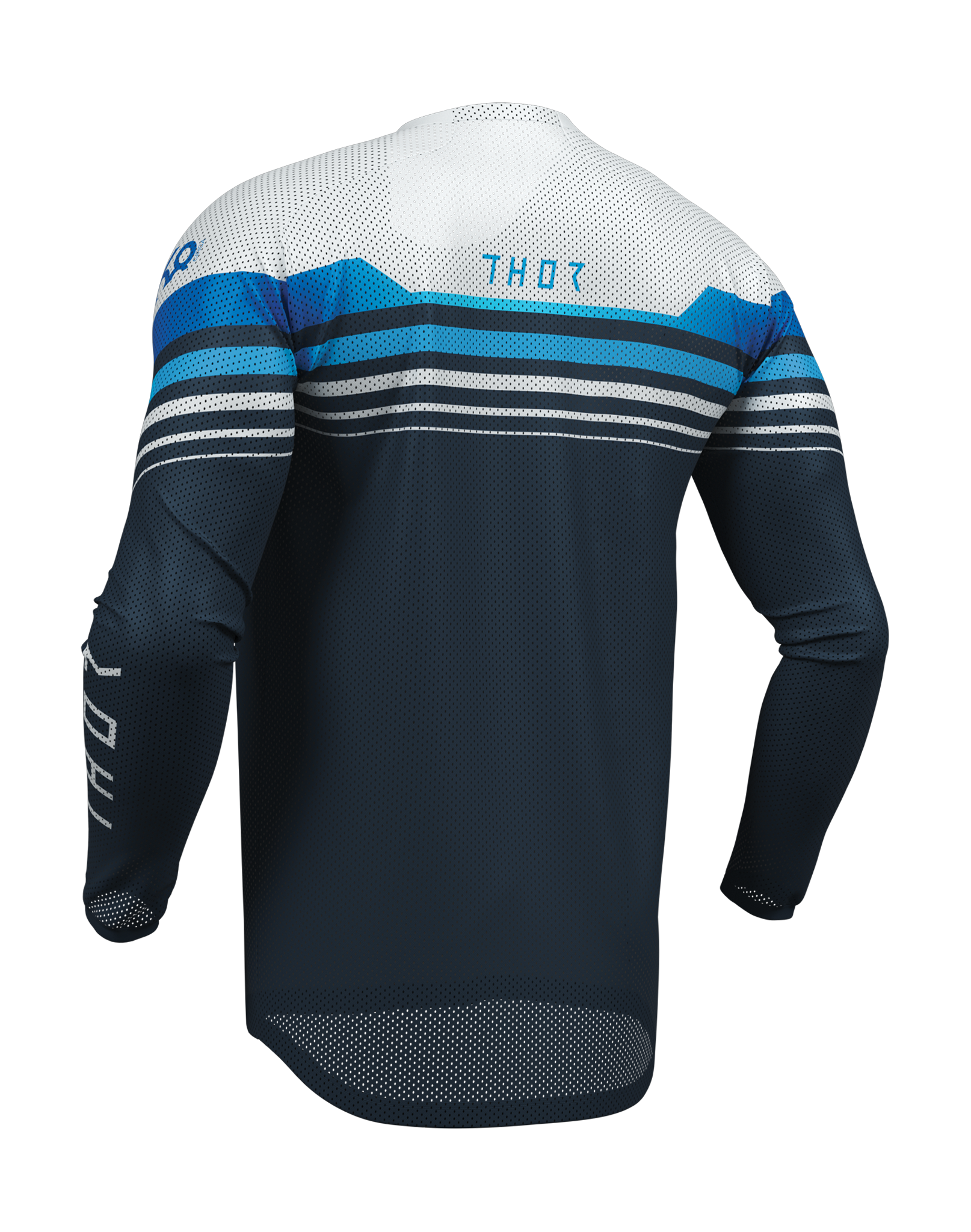 Thor Motocross Jersey 2026 Launchmode Vented Raptor - Midnight / Grey