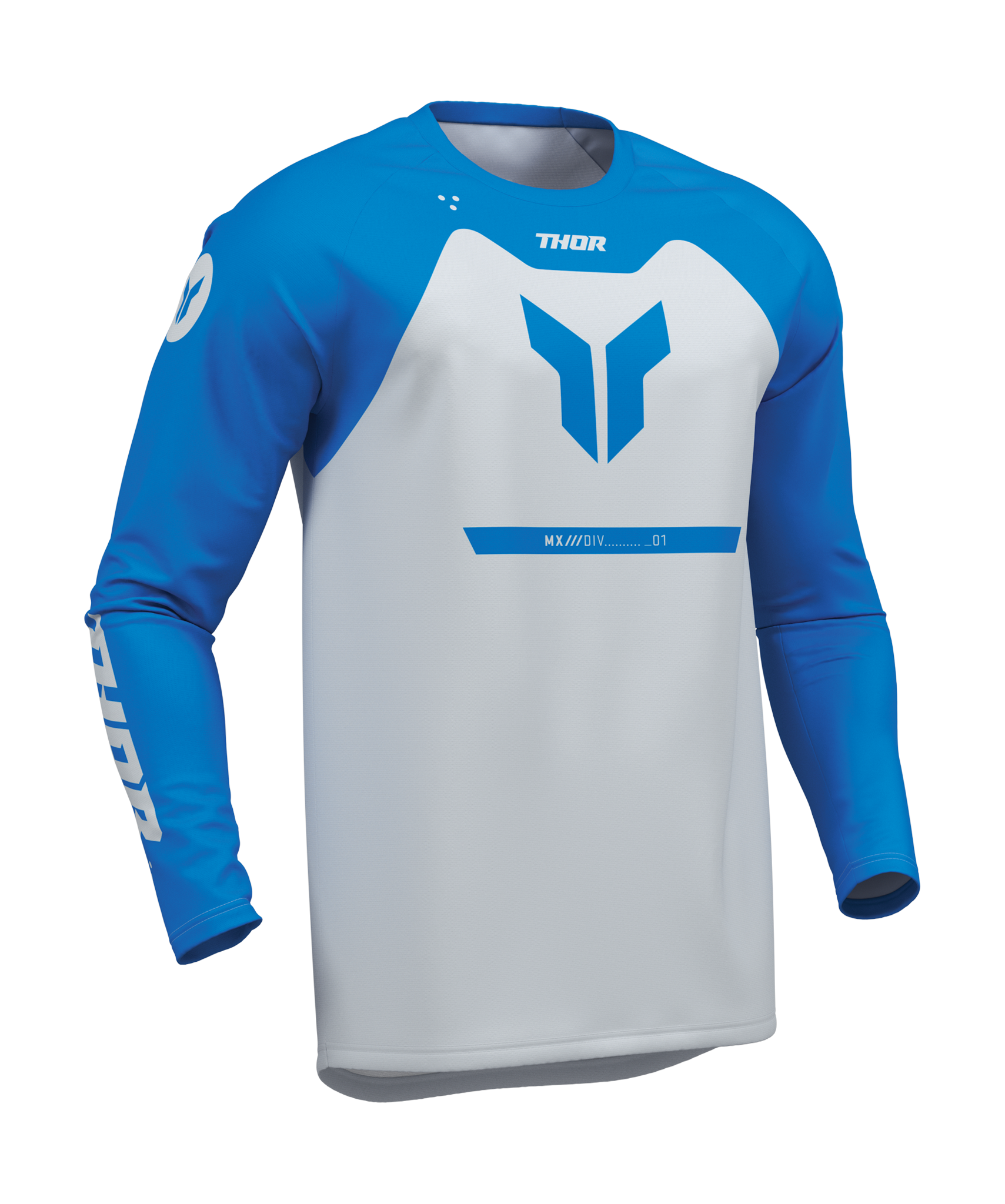 Thor Motocross Jersey 2026 Ridemode Menace - Blue