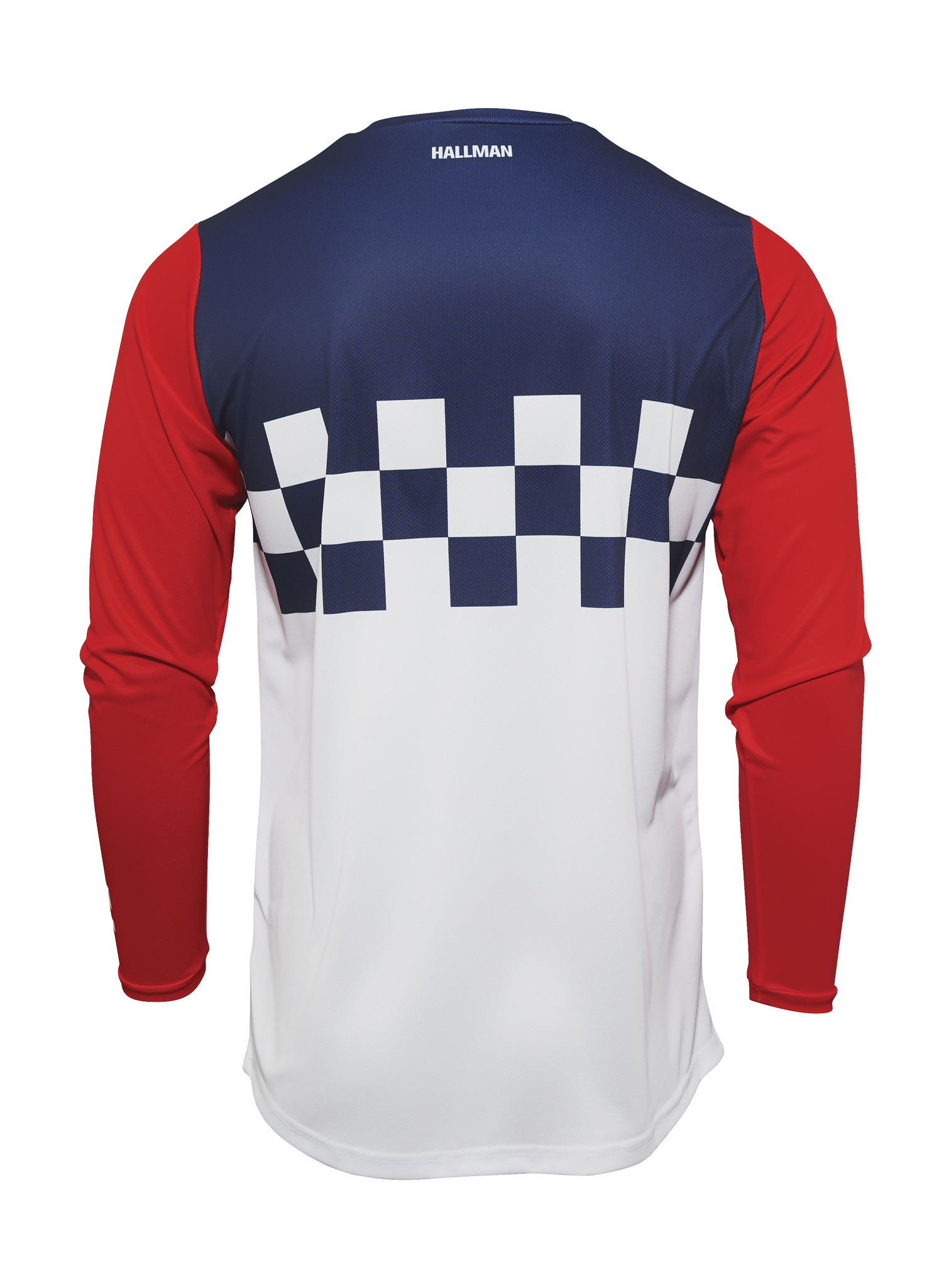 Thor Motocross Jersey Hallman Differ Cheq - White / Red / Blue