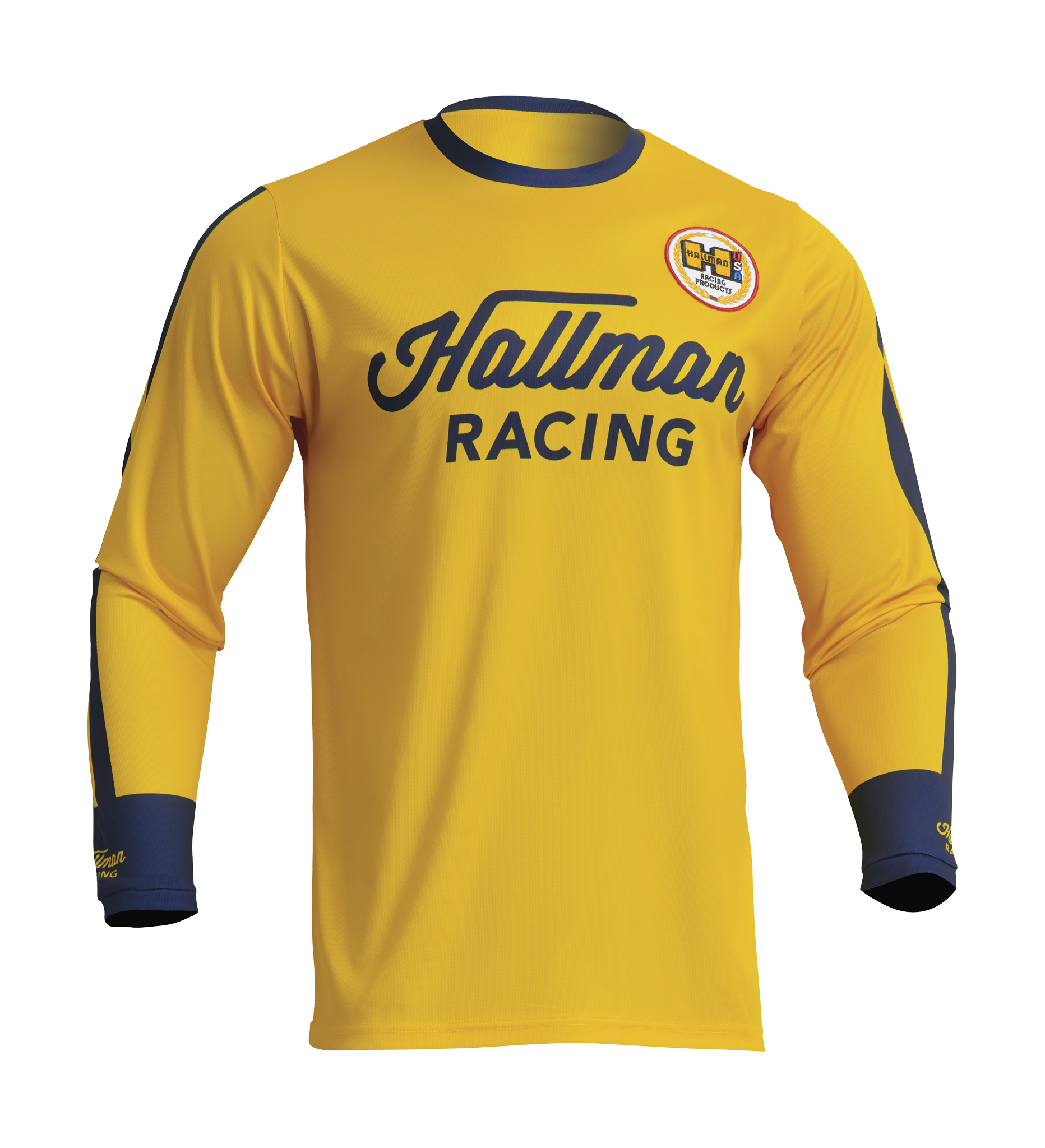 Thor Motocross Jersey Hallman Differ Roosted - Lemon