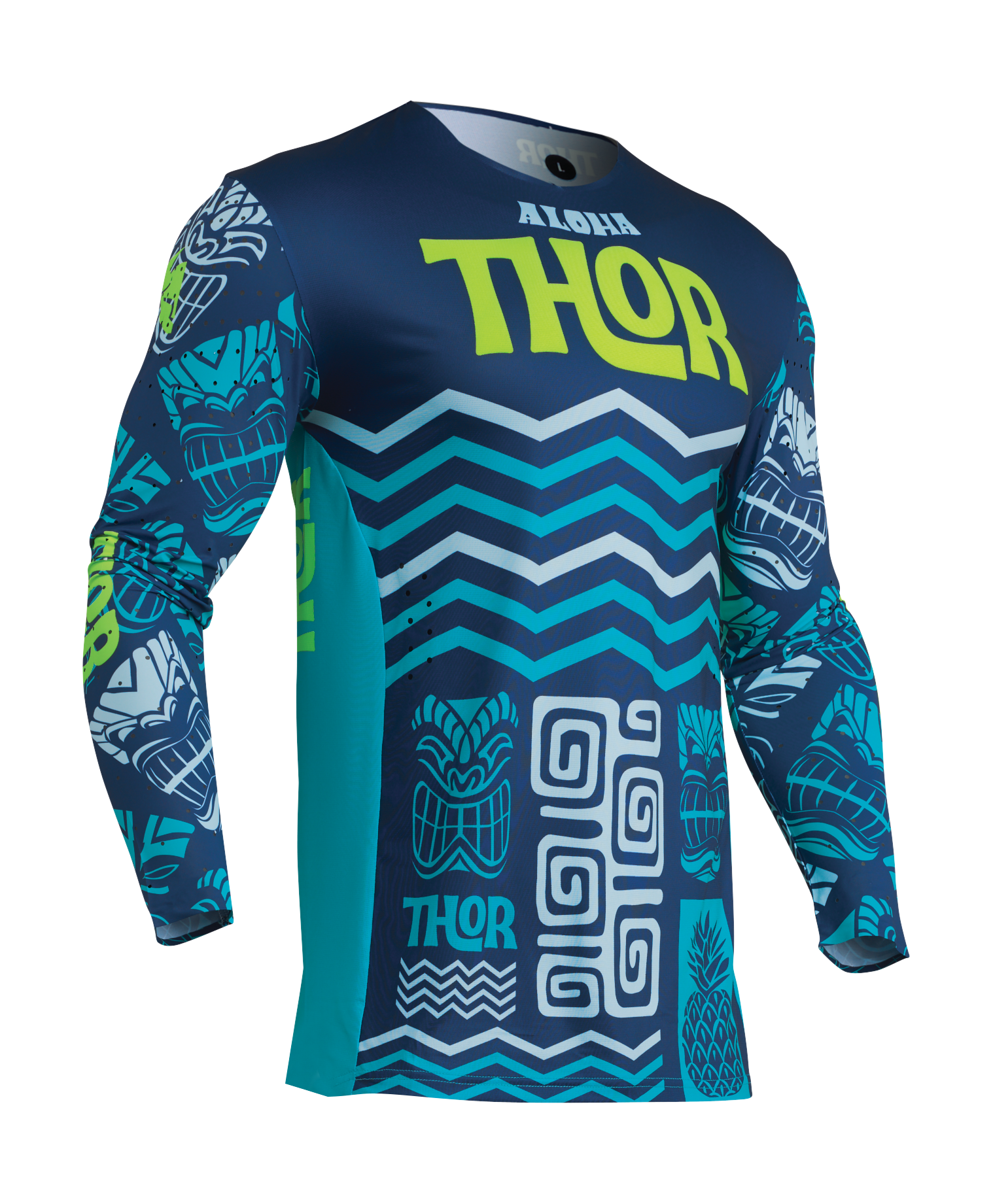 Thor Motocross Gear Prime Aloha - Navy / Aqua