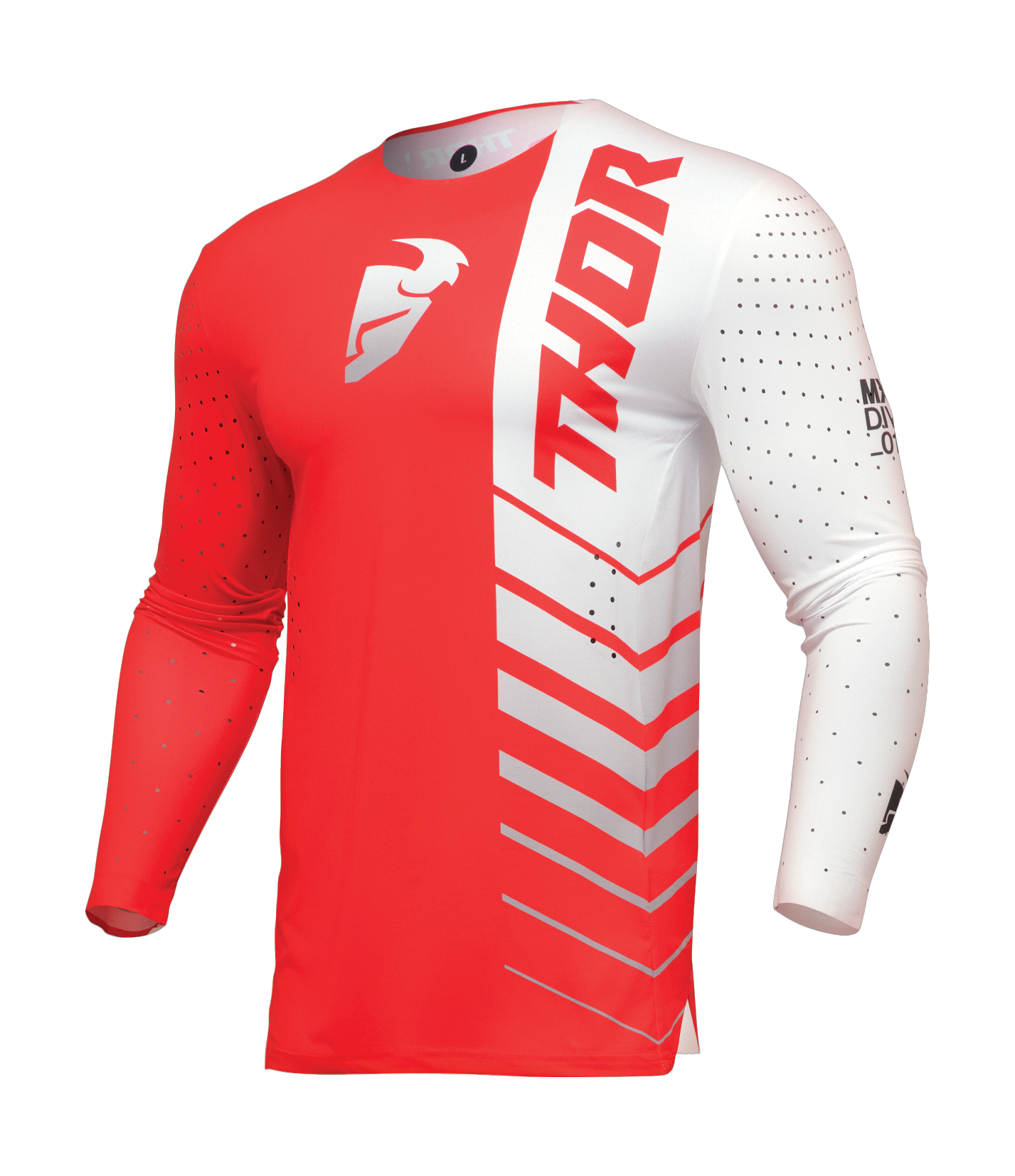 Thor Motocross Jersey Prime Analog - Red / White
