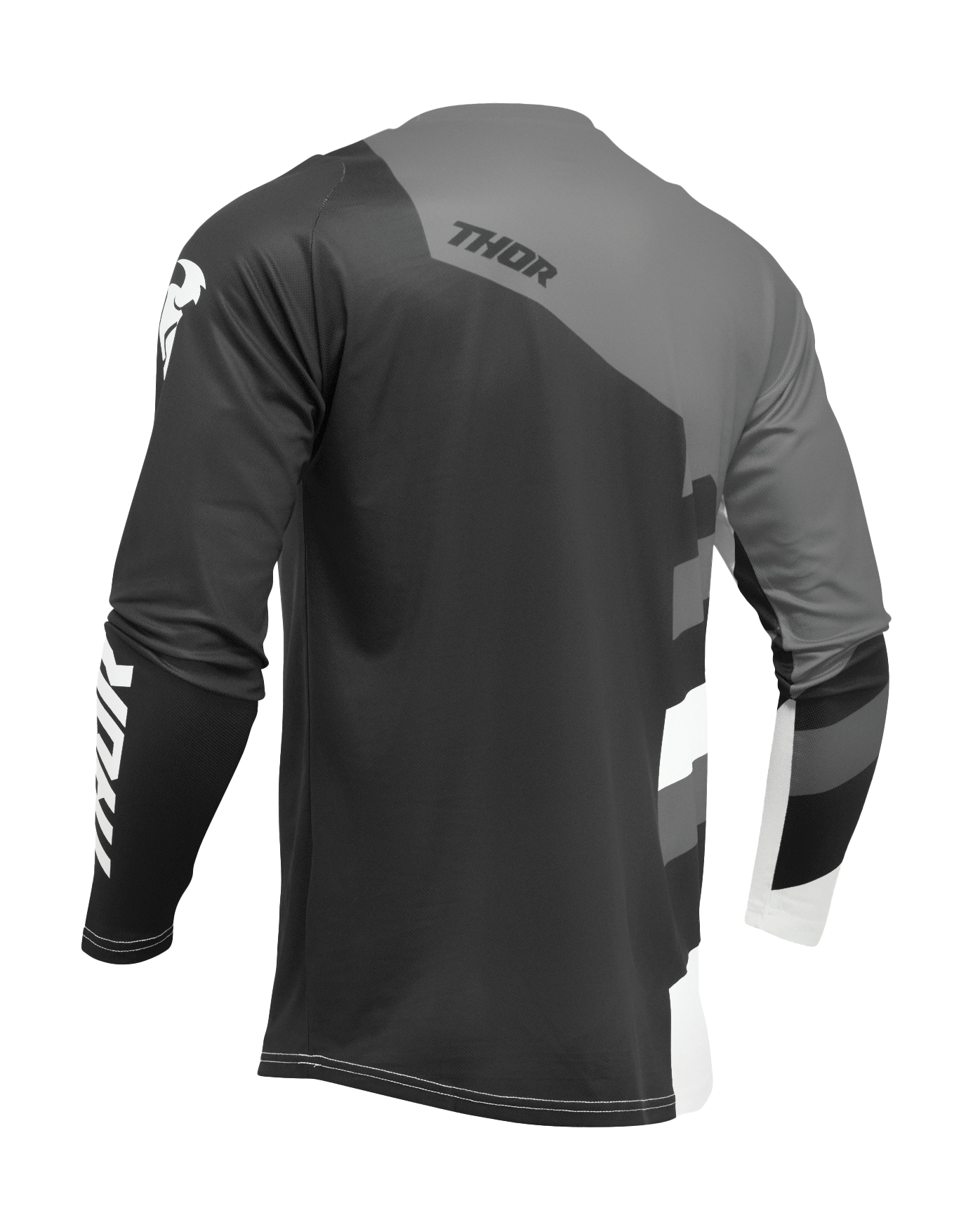 Thor Motocross Jersey Sector Checker - Charcoal Black / Grey