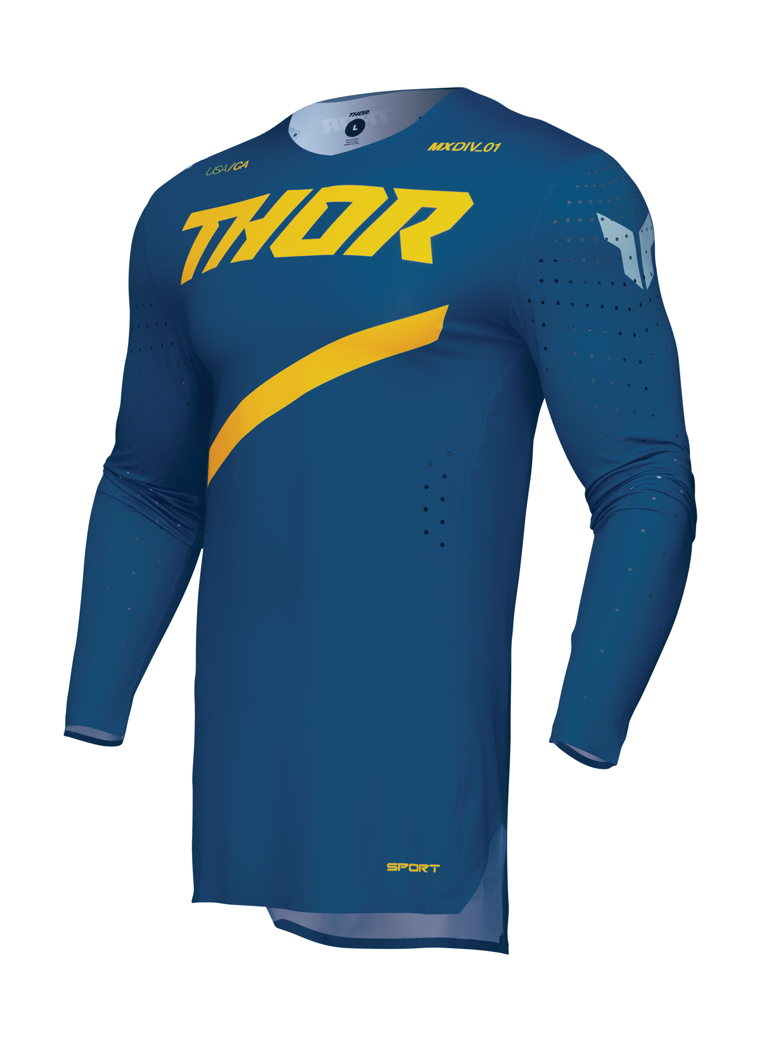 Thor Motocross Jersey Sportmode Brave - Blue
