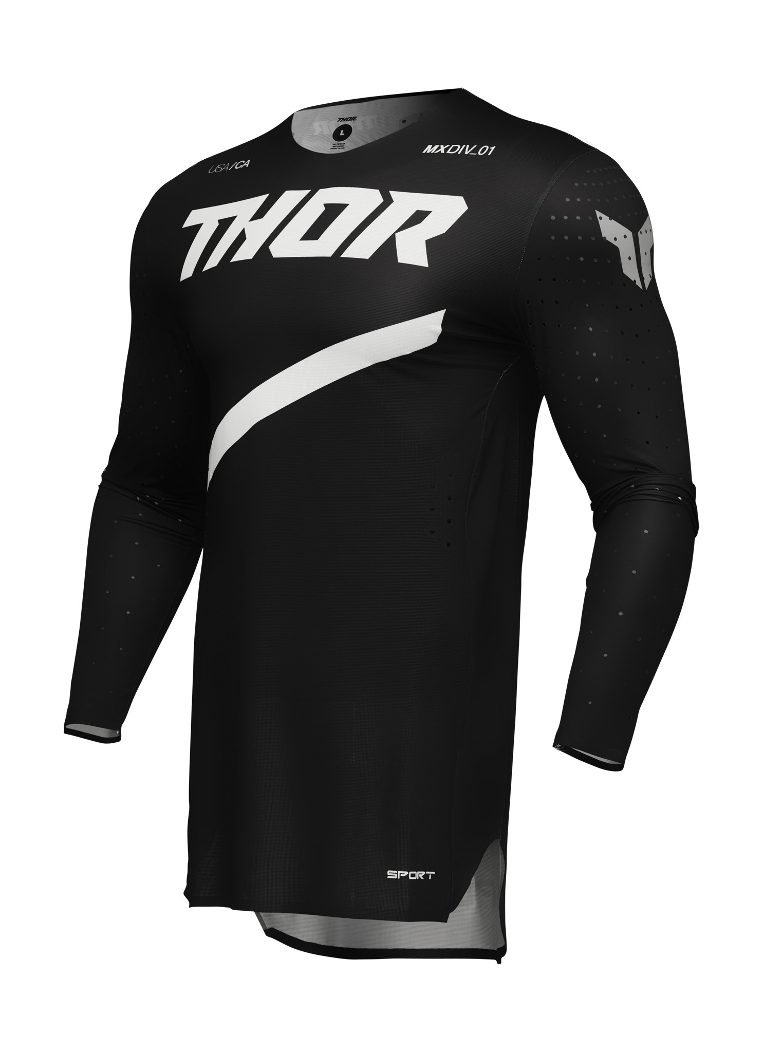 Thor Motocross Jersey Sportmode Brave - Black