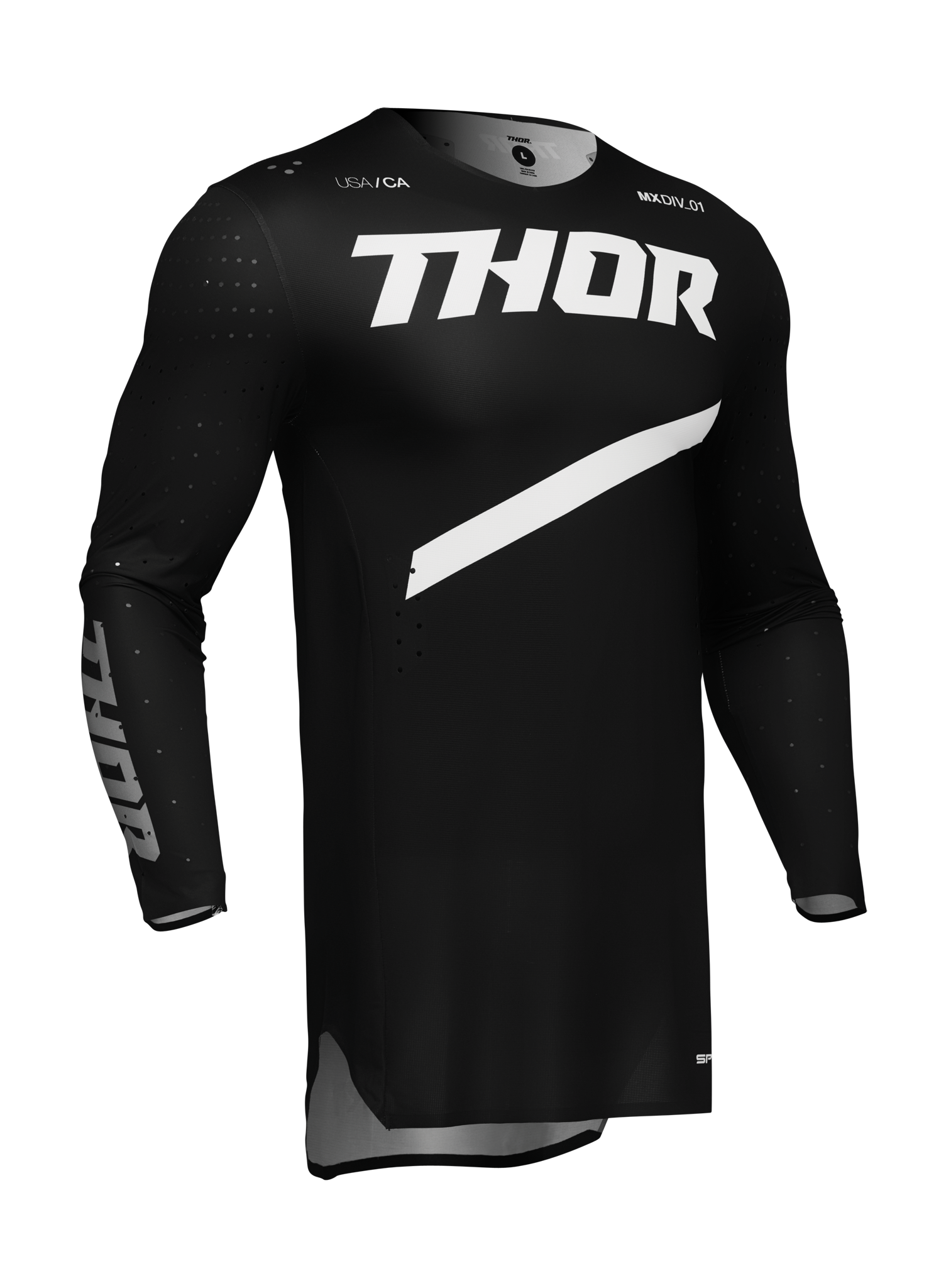 Thor Motocross Jersey Sportmode Brave - Black