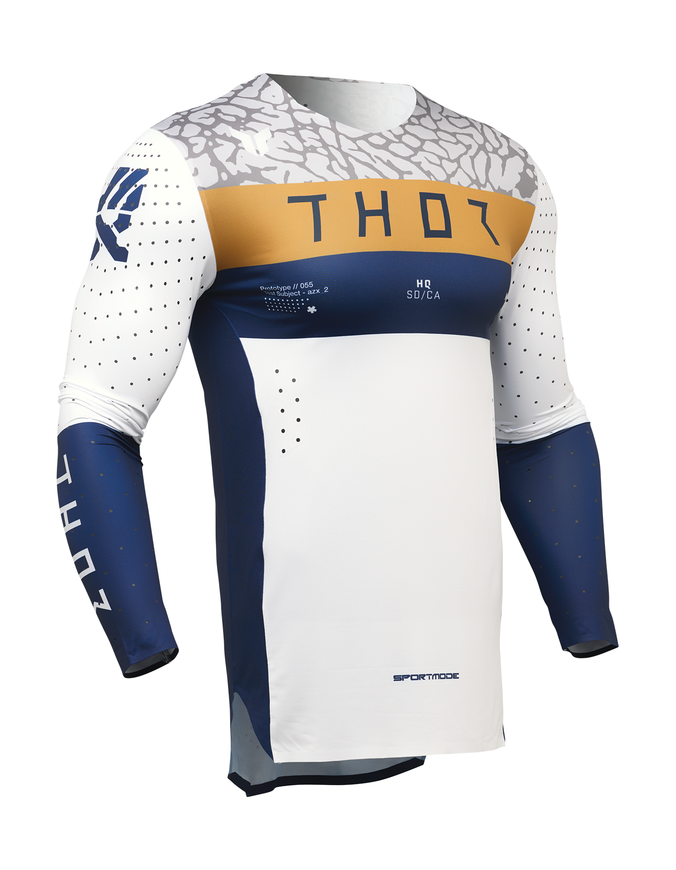 Thor Motocross Jersey Sportmode Bravo - Navy / White
