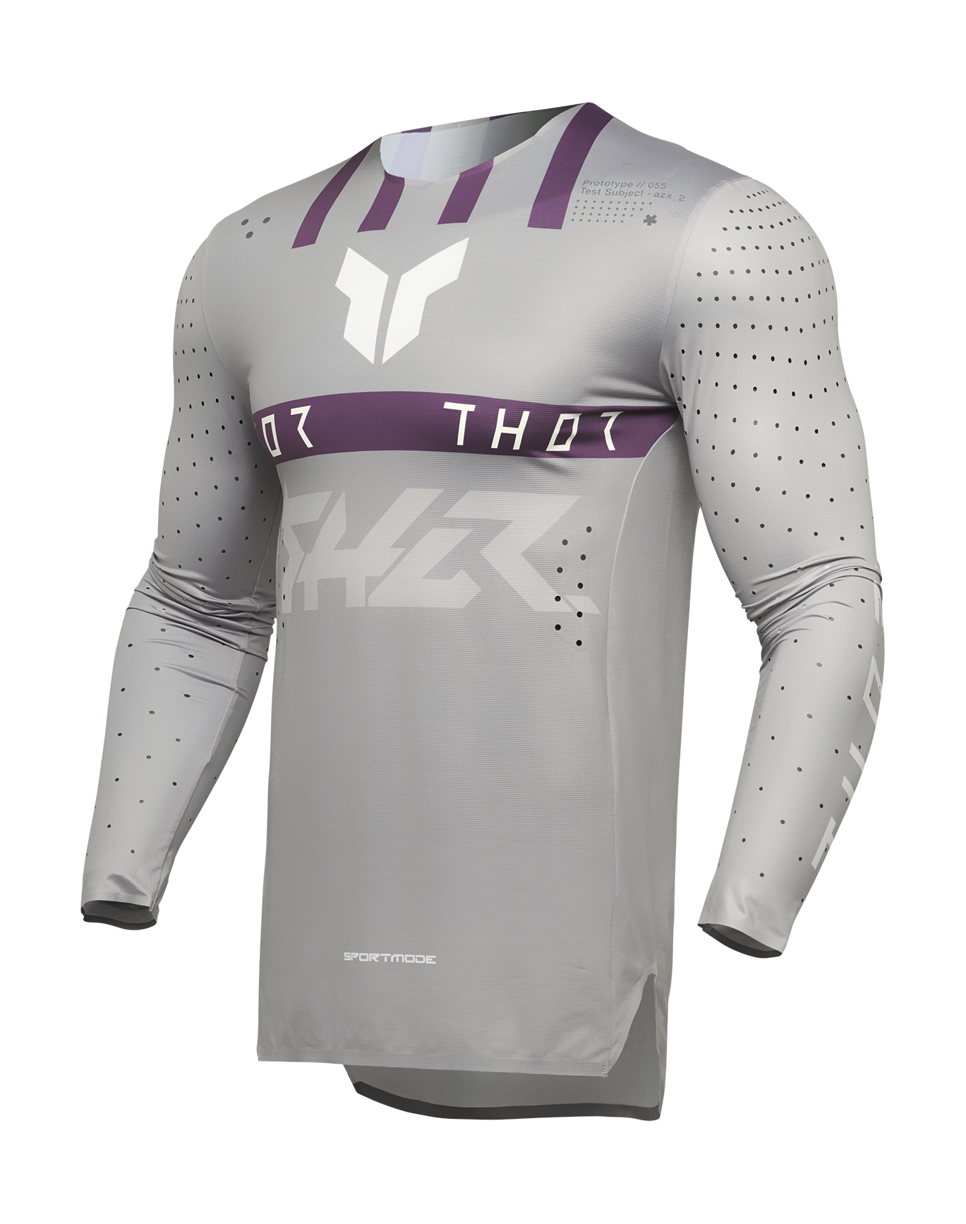 Thor Motocross Jersey Sportmode Flite - Grey / Purple