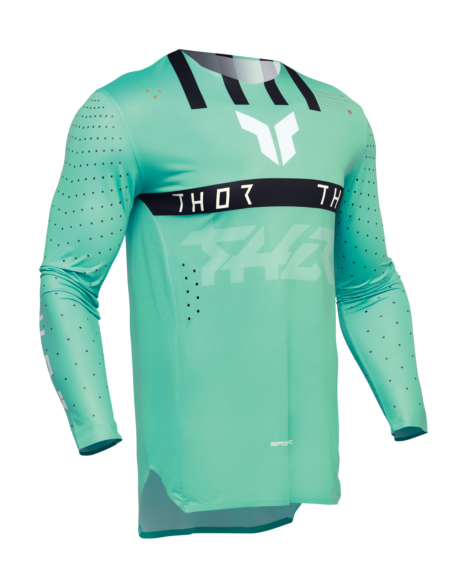 Thor Motocross Jersey Sportmode Flite - Mint / Copper