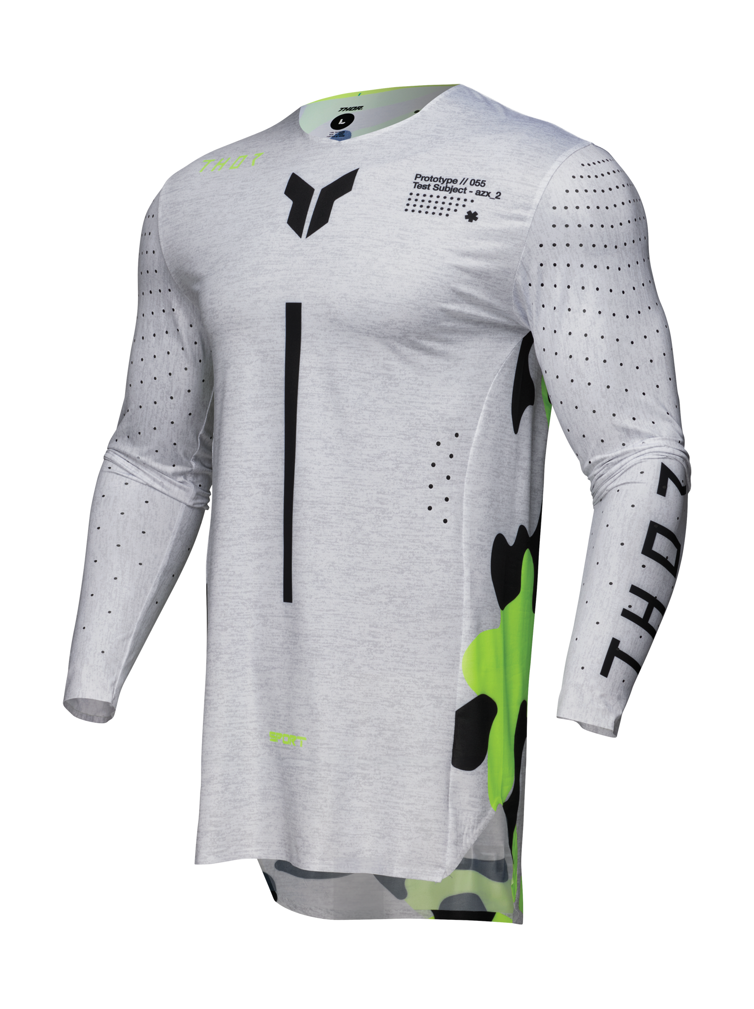 Thor Motocross Jersey Sportmode Riot - White / Acid