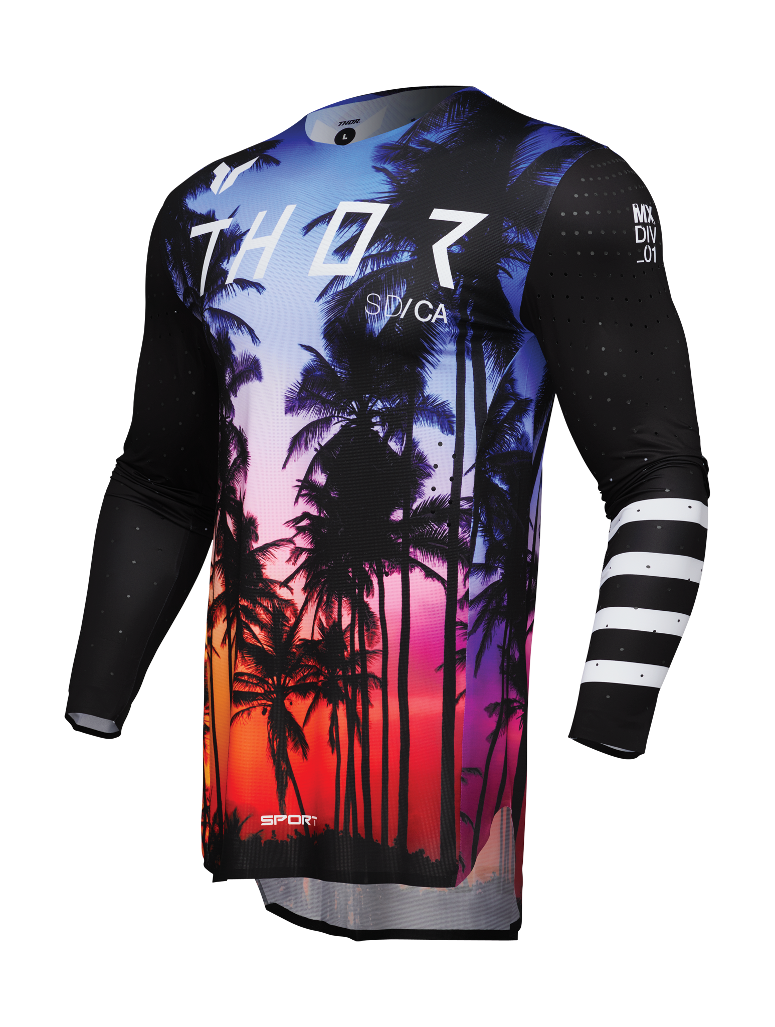 Thor Motocross Jersey Sportmode SD - Black