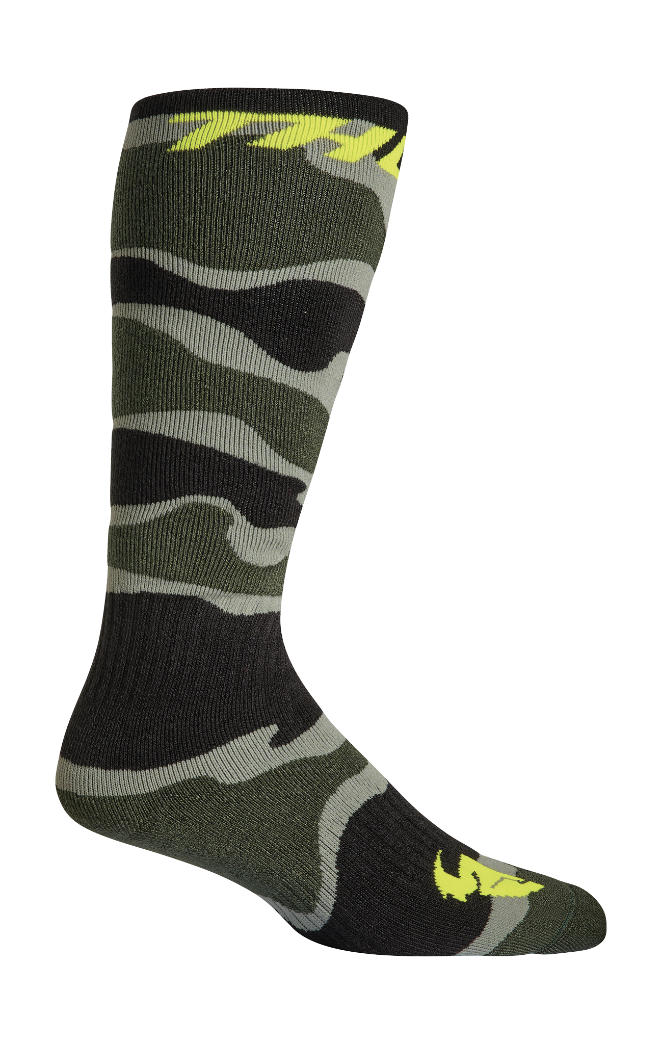 Thor Motocross Socks - Camo / Green / White