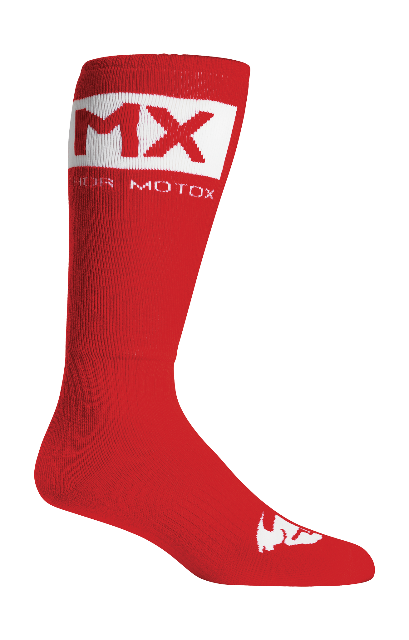Thor Motocross Socks Solid - Red / White
