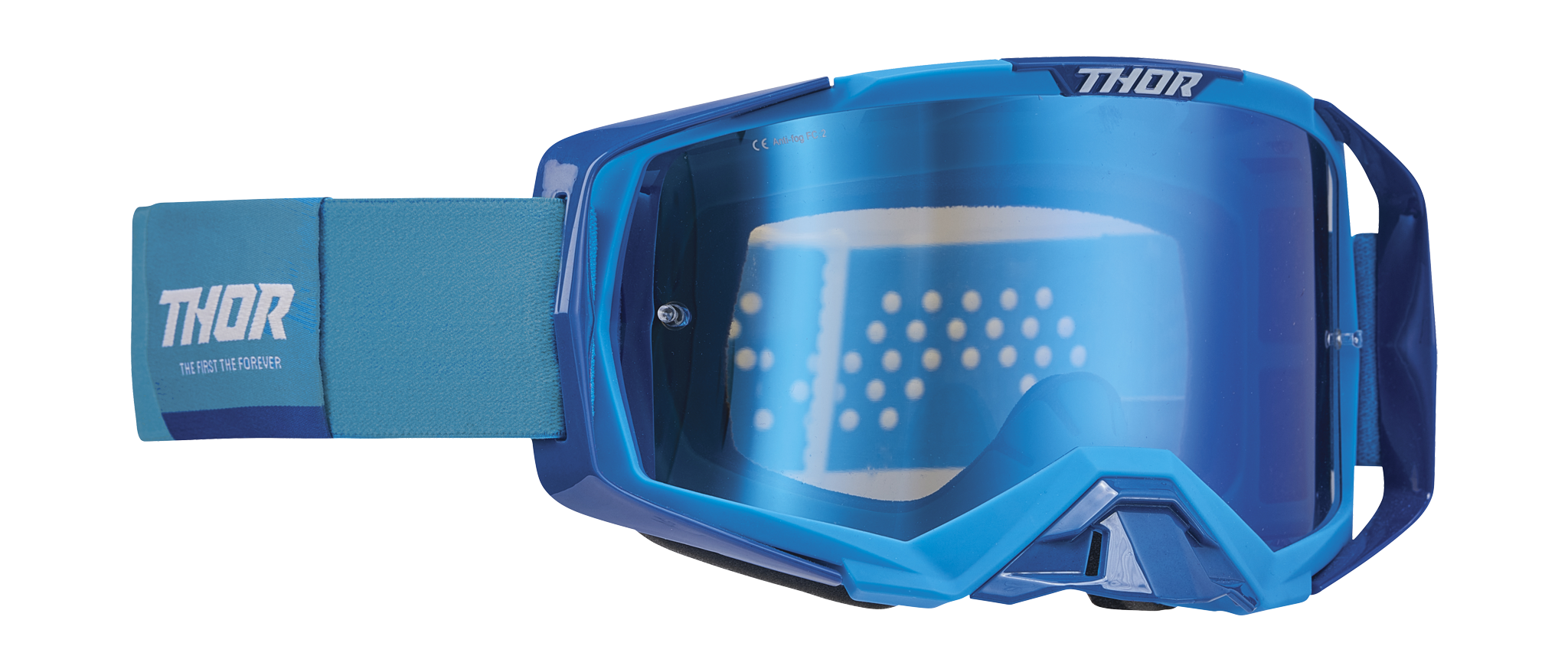 Thor Motocross Goggle Activate - Blue / White - Mirror Blue