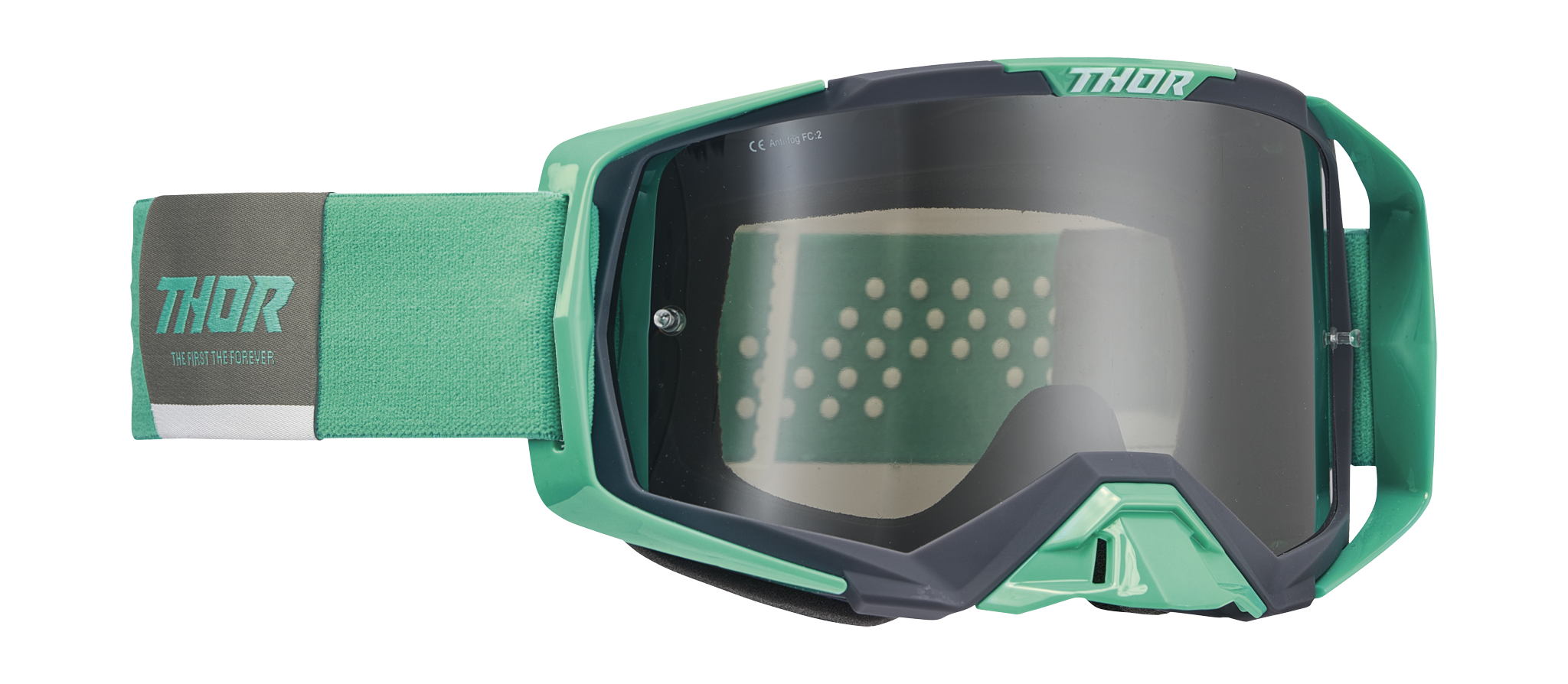 Thor Motocross Goggle Activate - Teal / Charcoal - Smoke