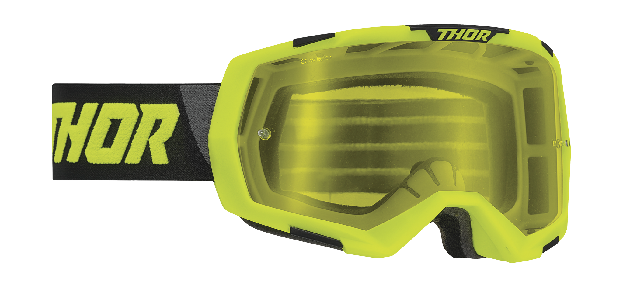 Thor Motocross Goggle Regiment - Acid / Black - Yellow