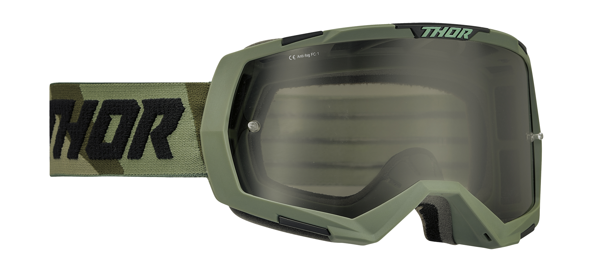 Thor Motocross Goggle Regiment - Camo / Black - Smoke