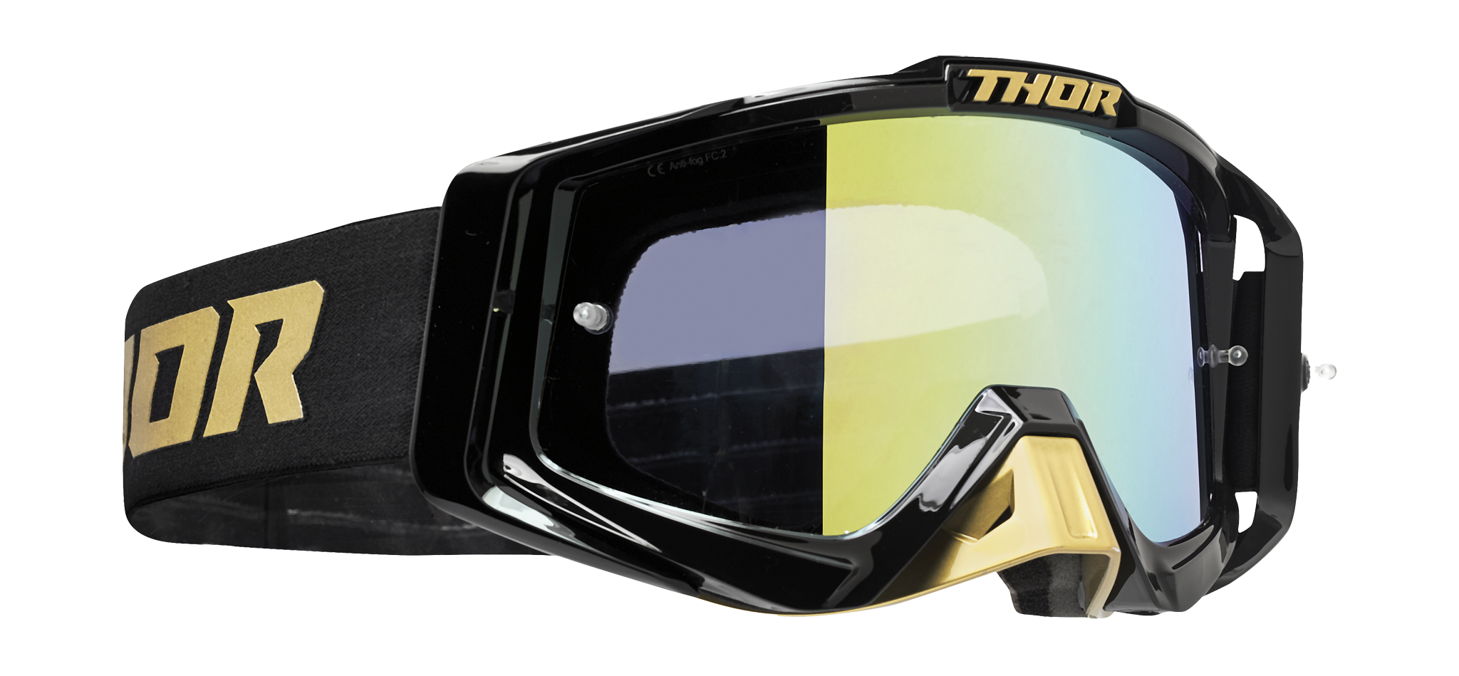 Thor Motocross Goggle Sniper Pro - Gold / Black - Gold / Yellow
