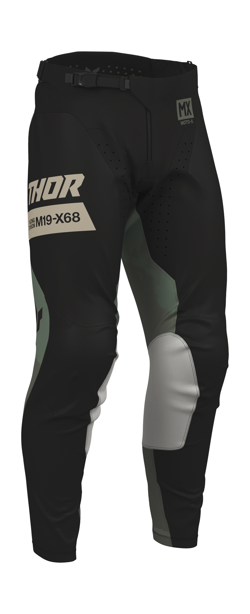 Thor Motocross Pants 2026 Launchmode Bleach - Black / Camo