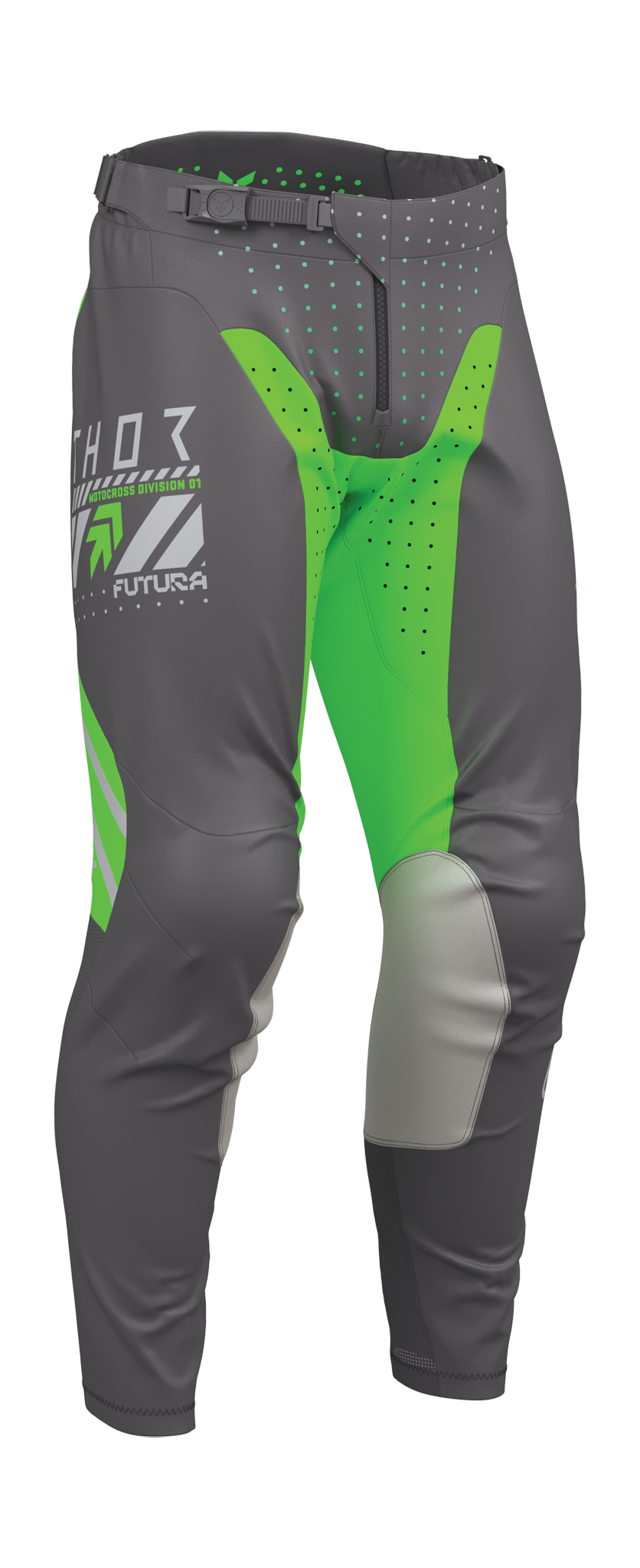 Thor Motocross Pants 2026 Launchmode Futura - Charcoal / Green