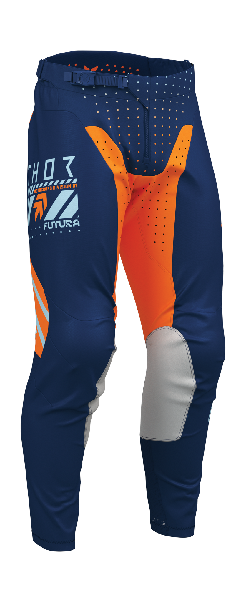 Thor Motocross Pants 2026 Launchmode Futura - Navy / Orange