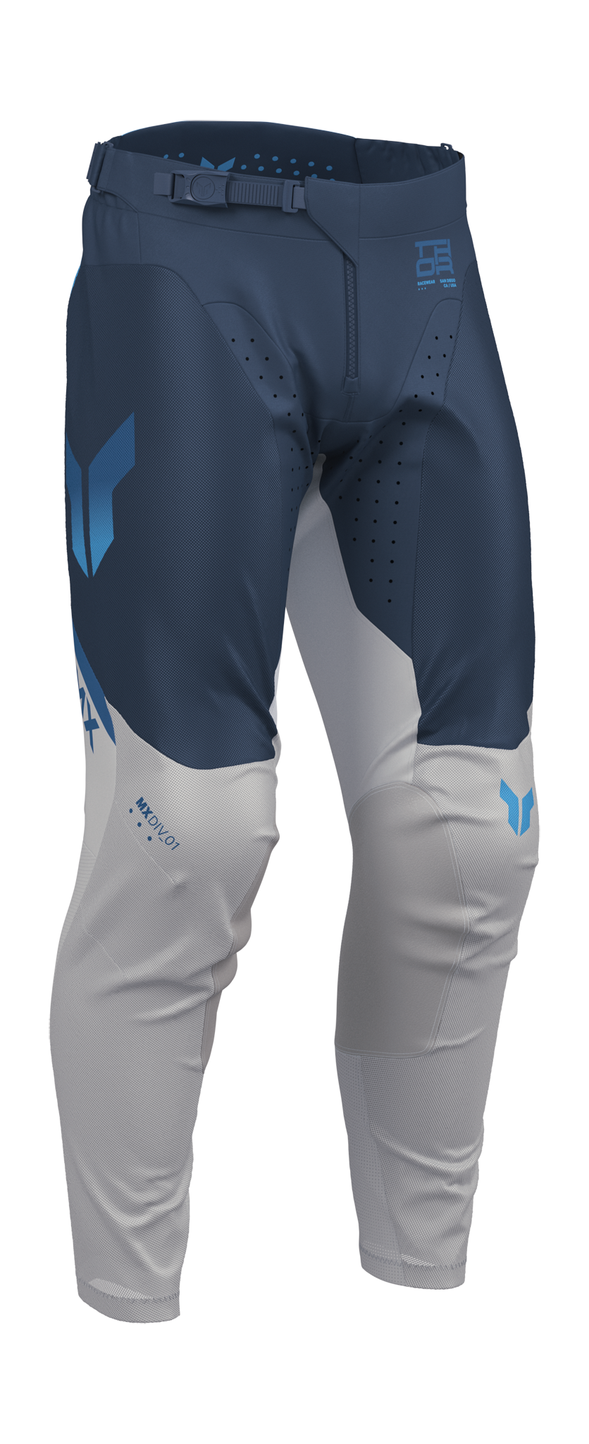 Thor Motocross Pants 2026 Launchmode Vented Raptor - Midnight / Grey