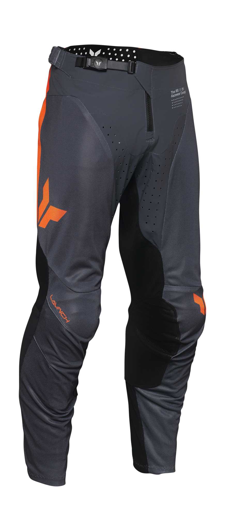 Thor Motocross Pants Launchmode Air Raid - Charcoal / Black