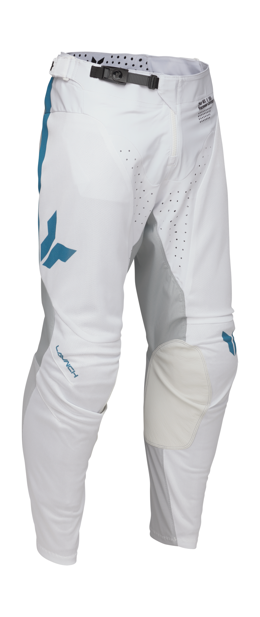 Thor Motocross Pants Launchmode Vented Raid - White / Grey