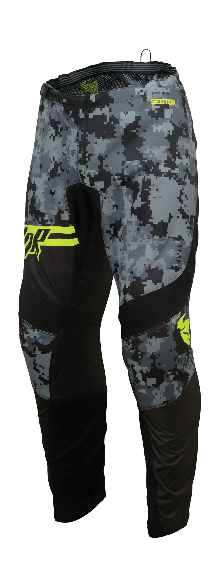 Thor Motocross Pants Sector Digi - Black / Camo
