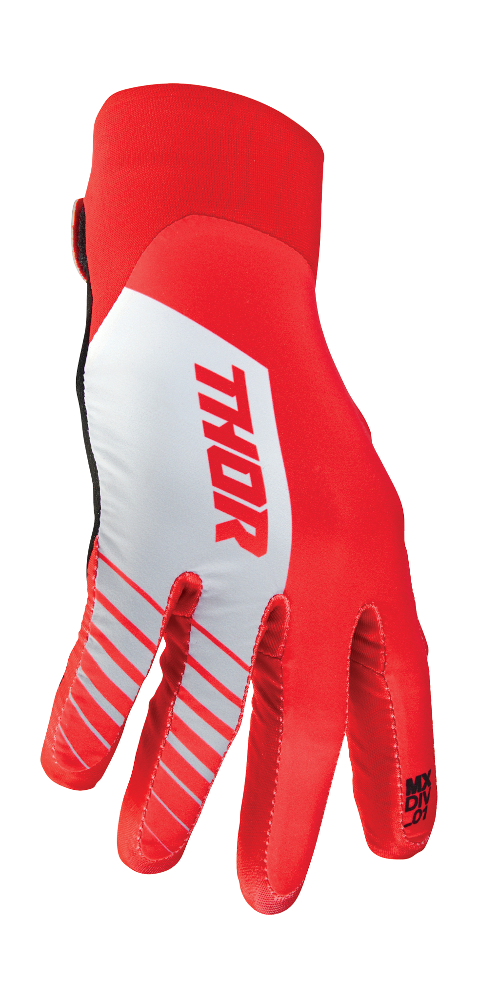Thor Motocross Gloves Agile Analog - Red / White