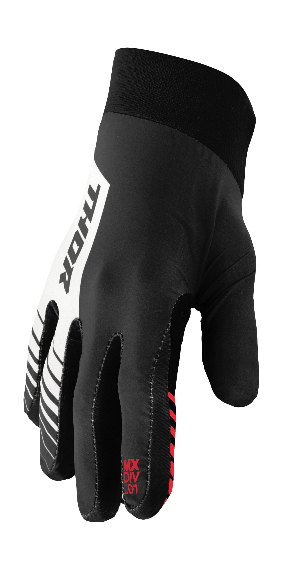 Thor Motocross Gloves Agile Analog - Black / White