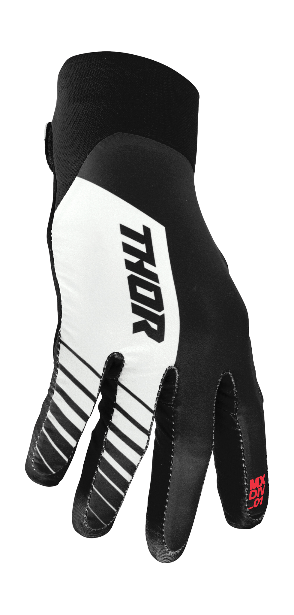 Thor Motocross Gloves Agile Analog - Black / White