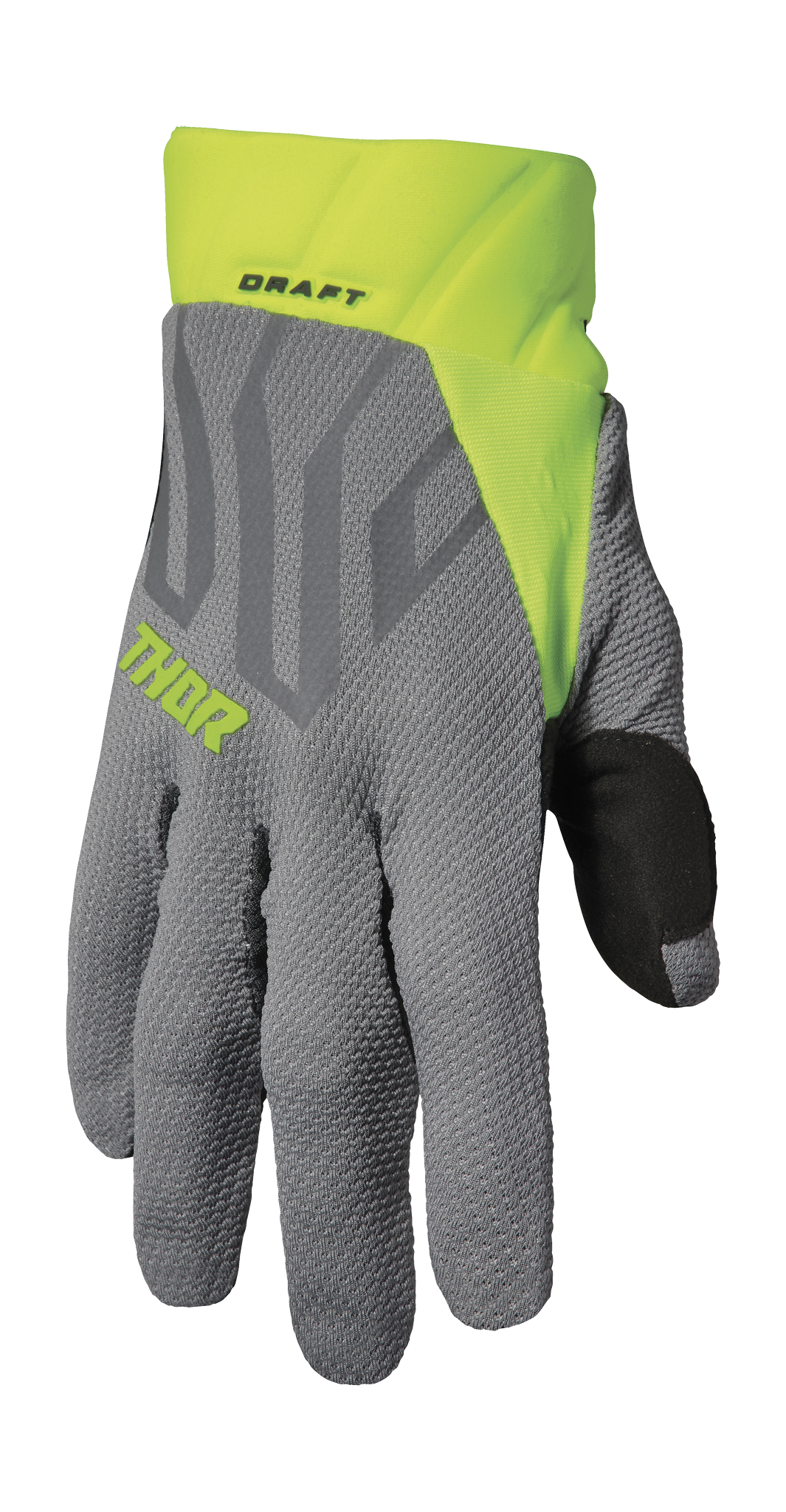 Thor Motocross Gloves Draft - Grey / Acid