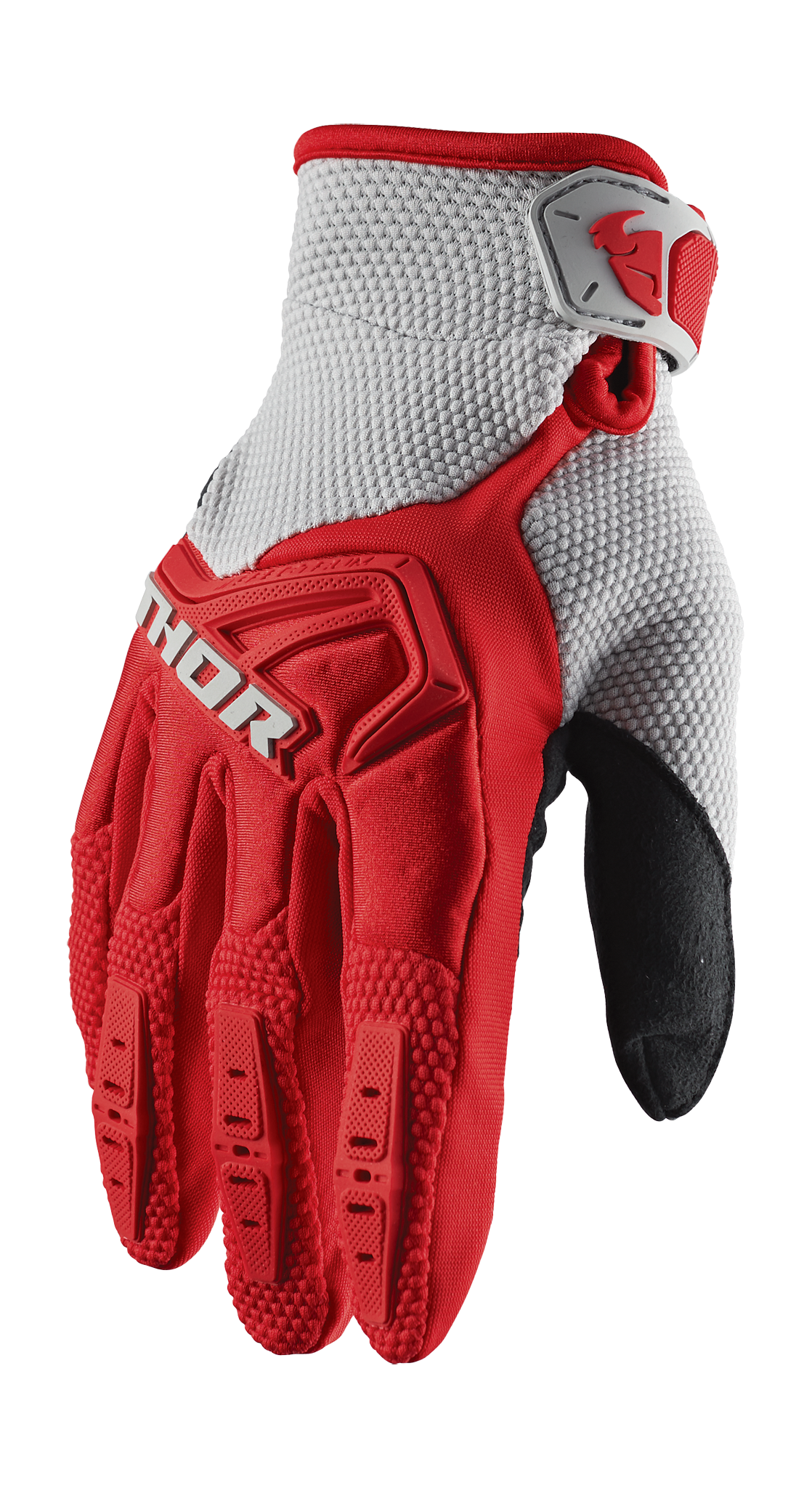 Thor Motocross Gloves Spectrum - Red / Grey