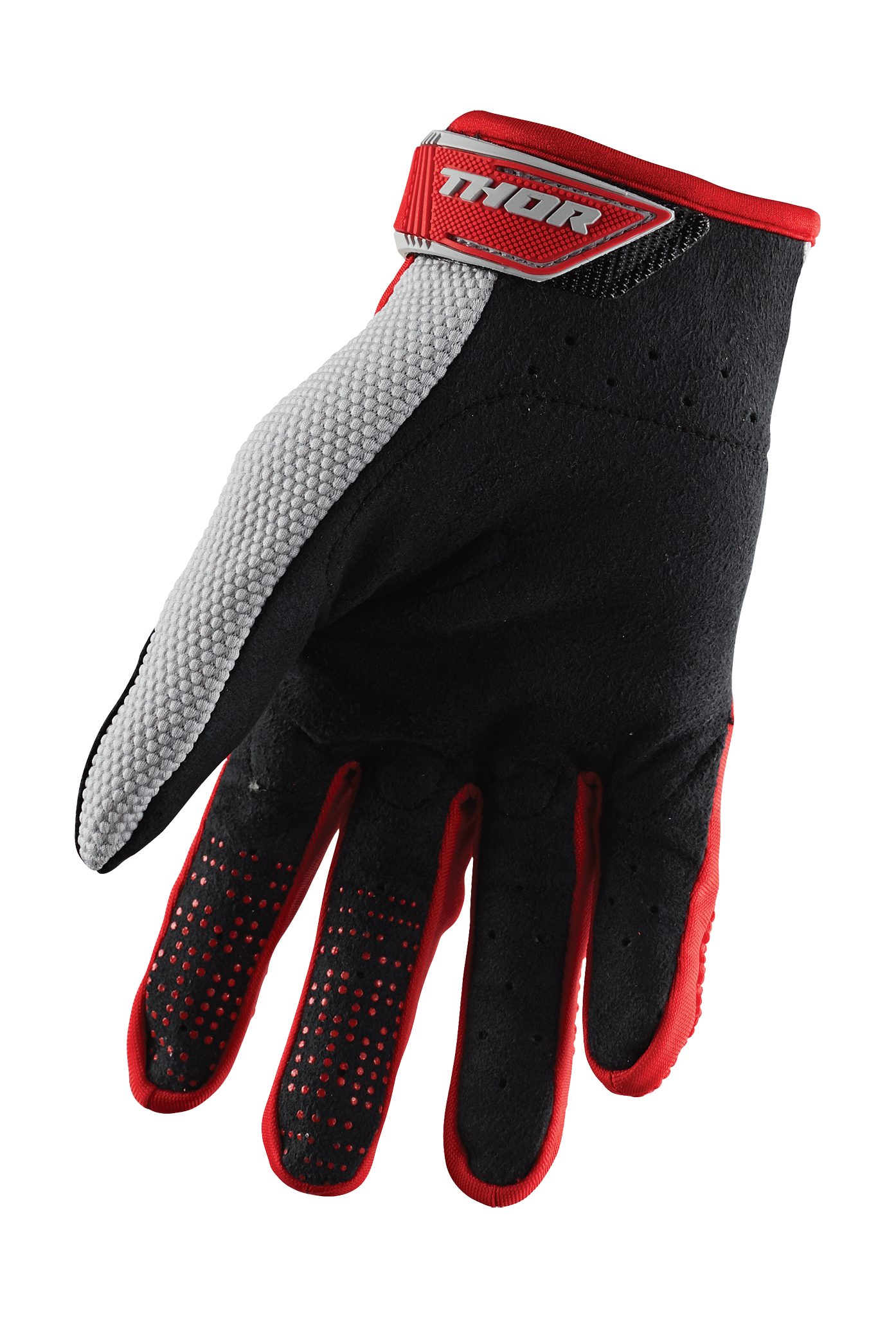 Thor Motocross Gloves Spectrum - Red / Grey