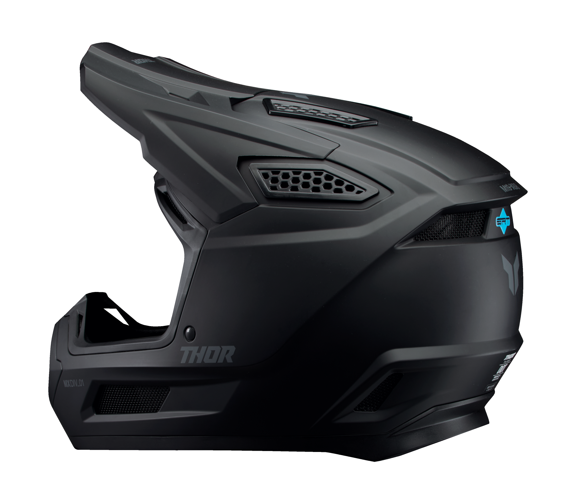 Thor Motocross Helmet Fleet - Blackout