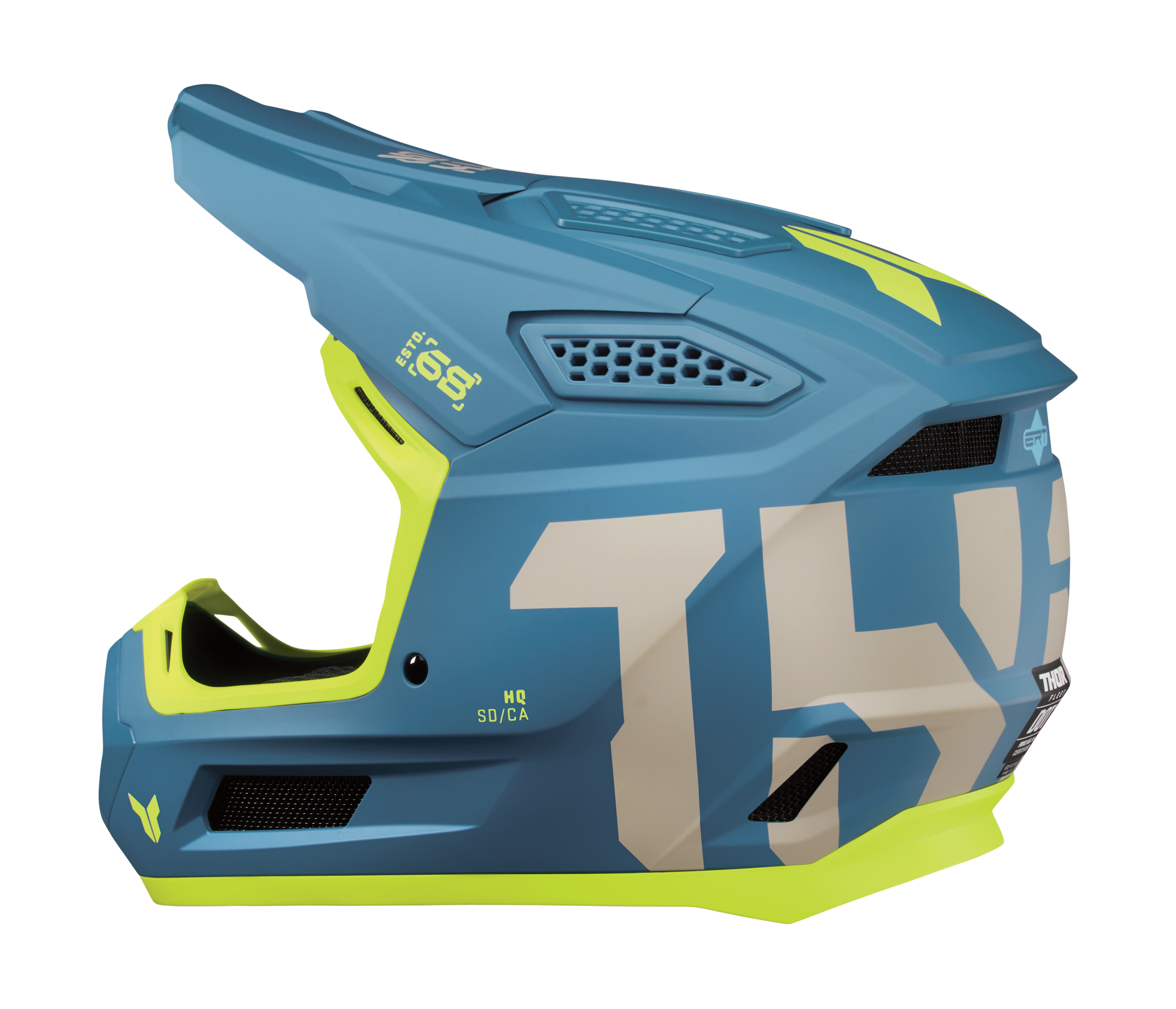 Thor Motocross Helmet Fleet Forge - Blue