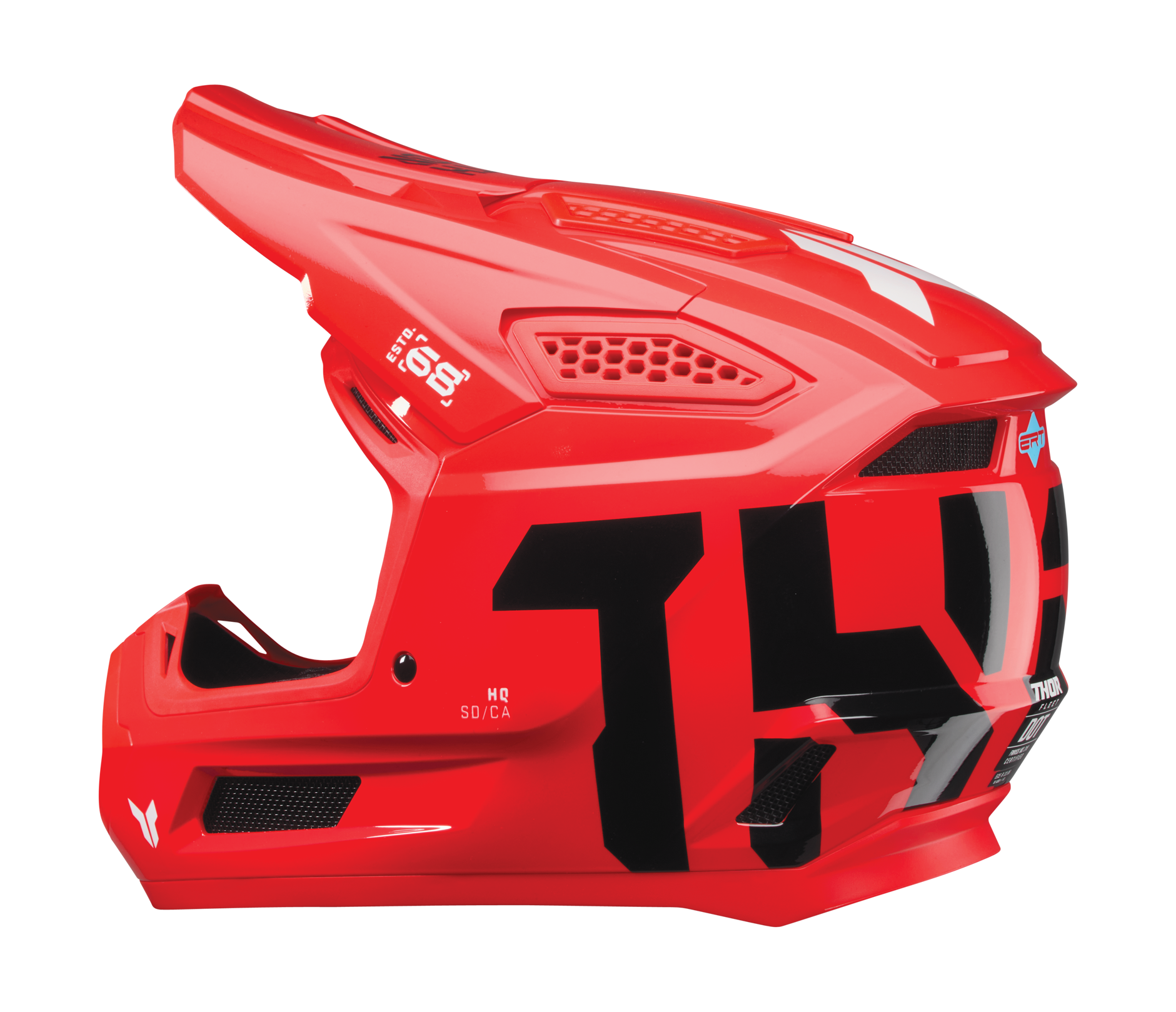 Thor Motocross Helmet Fleet Forge - Red