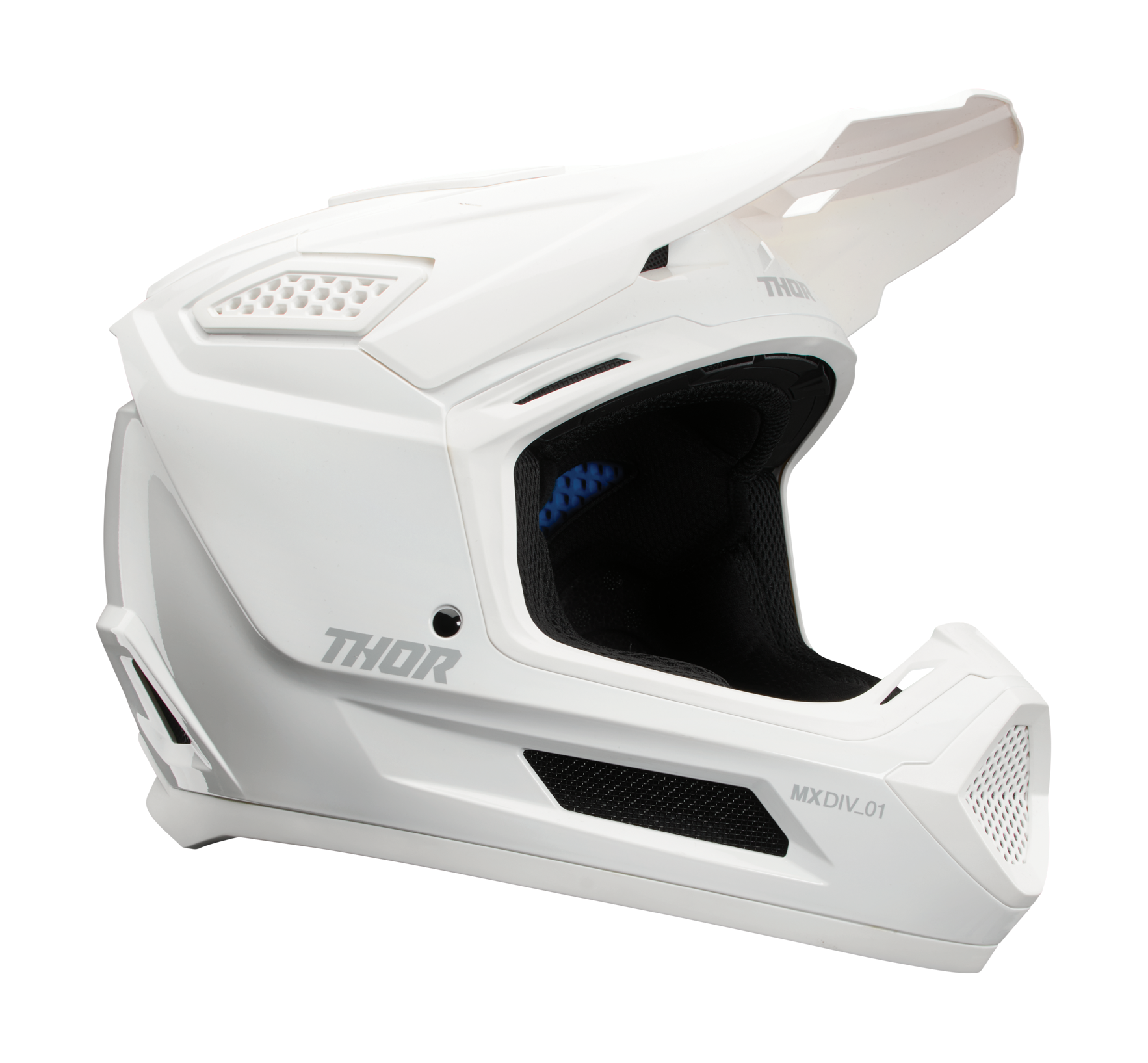 Thor Motocross Helmet Fleet - Whiteout