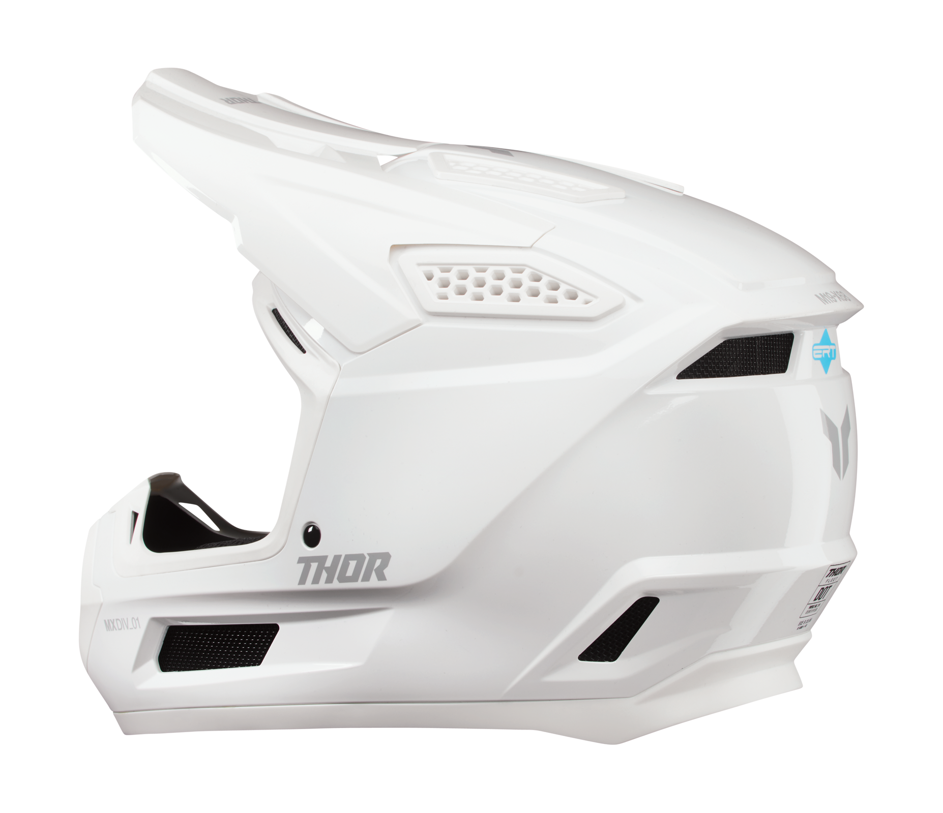 Thor Motocross Helmet Fleet - Whiteout