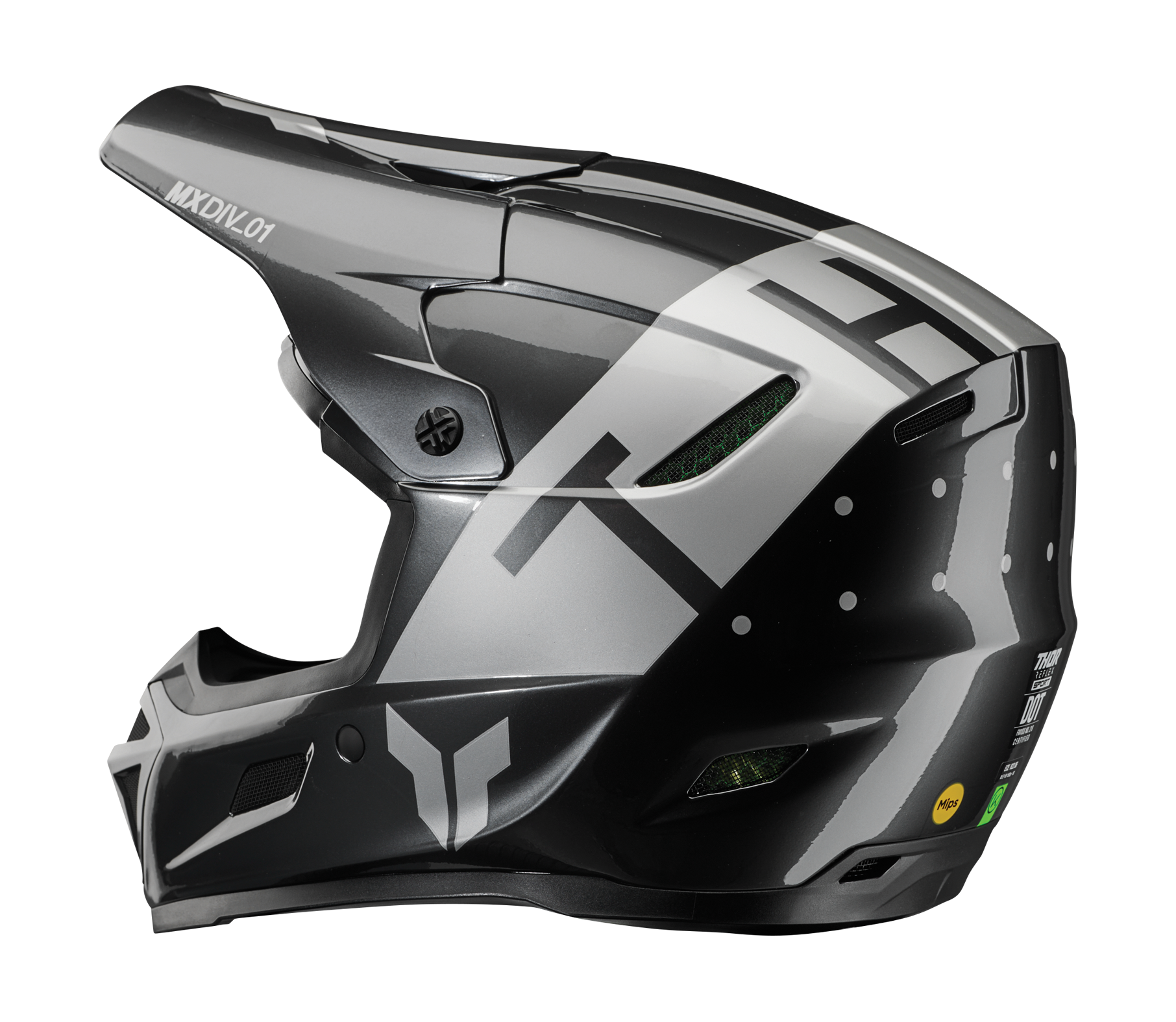 Thor Motocross Helmet Reflex Sport Rogue - Charcoal