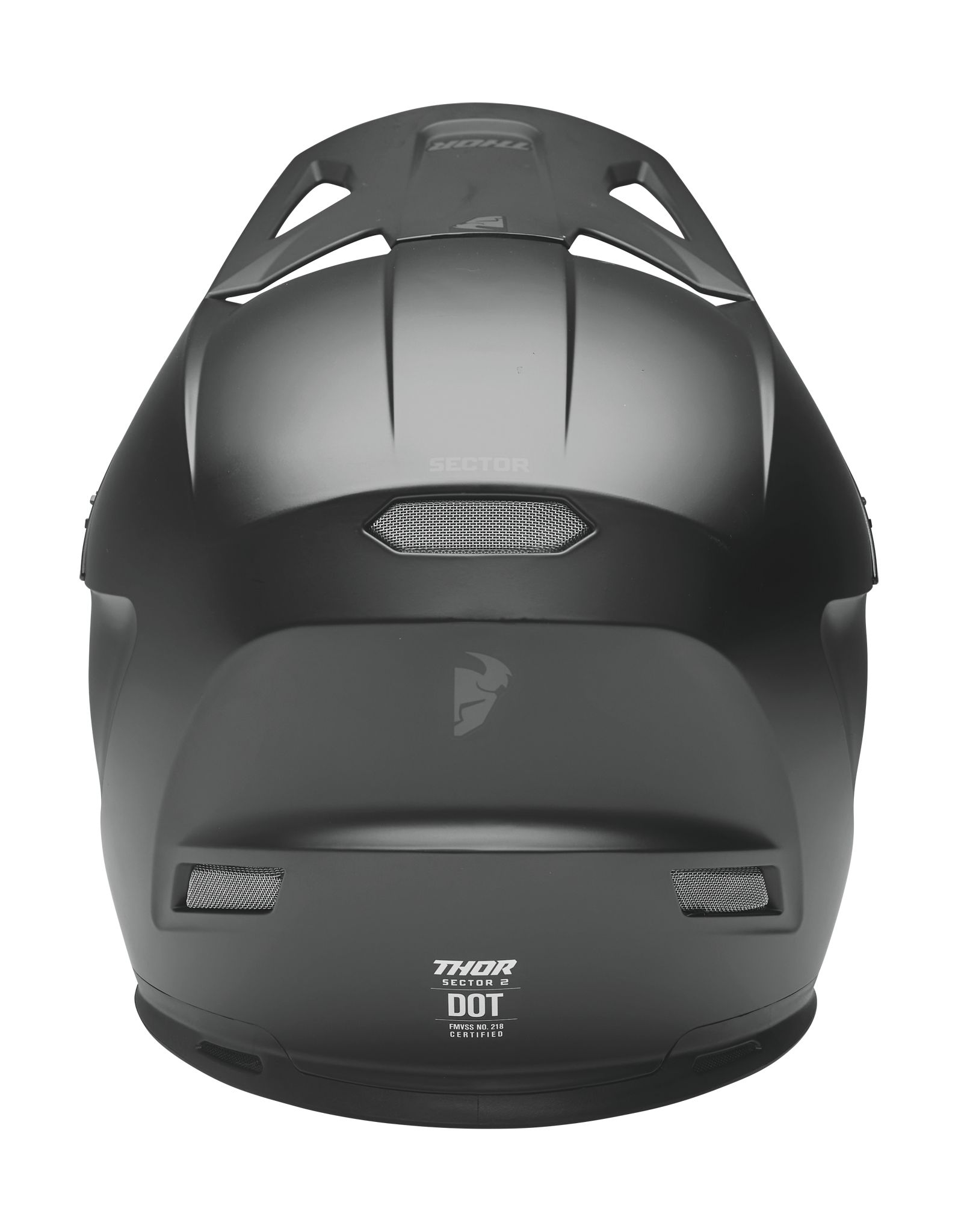 Thor Motocross Helmet Sector 2 Blackout - Black