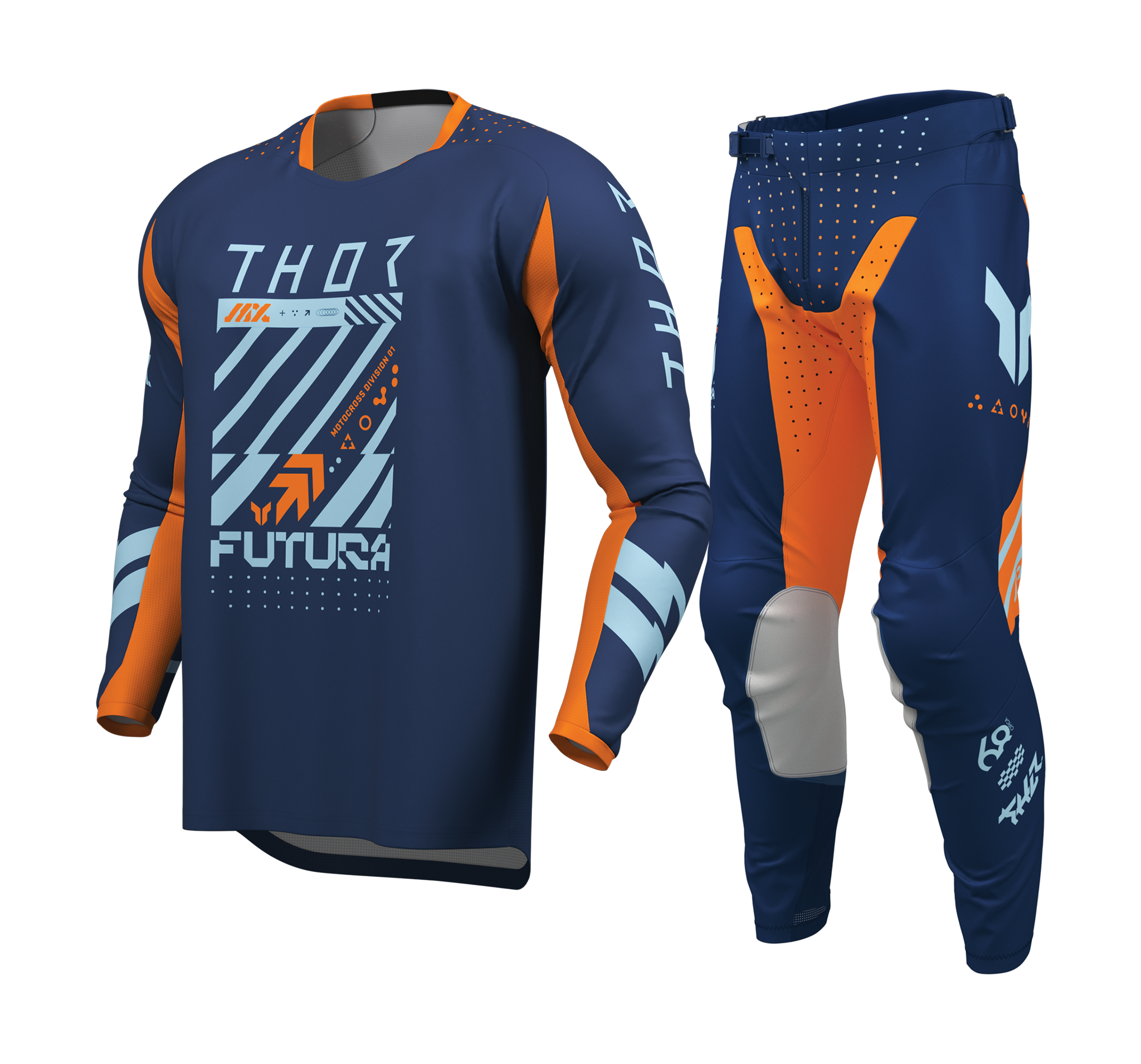 Thor Motocross Gear 2026 Launchmode Futura - Navy / Orange