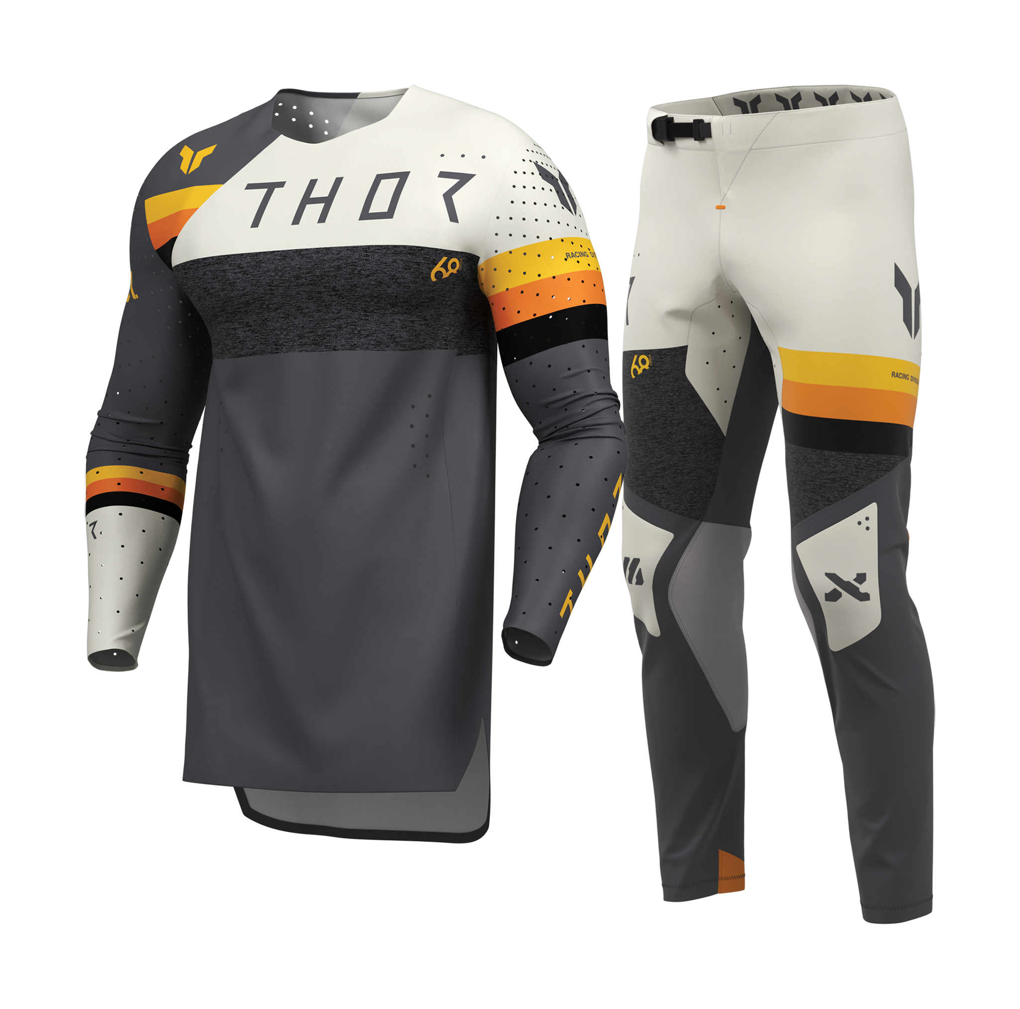 Thor Motocross Gear 2026 Sportmode Leaque - Charcoal / Vintage