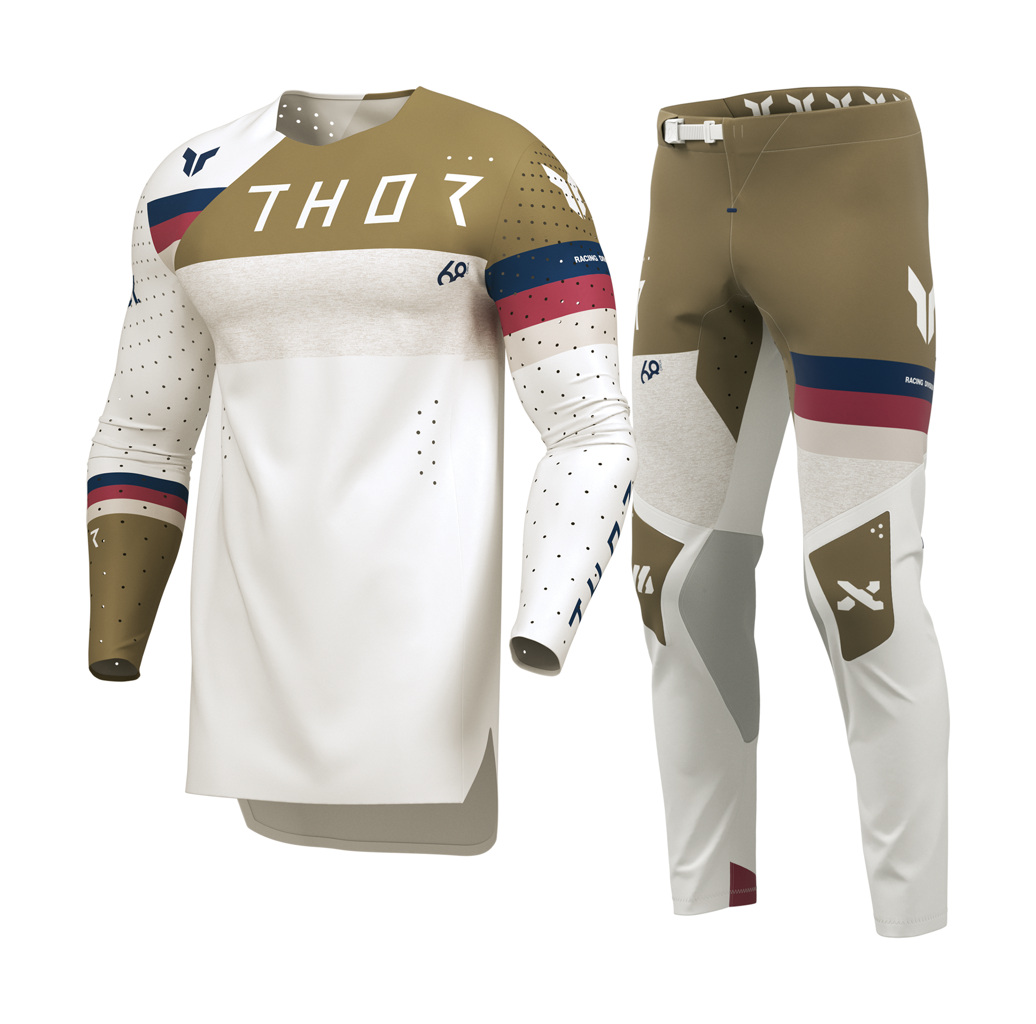 Thor Motocross Gear 2026 Sportmode Leaque - White / Copper