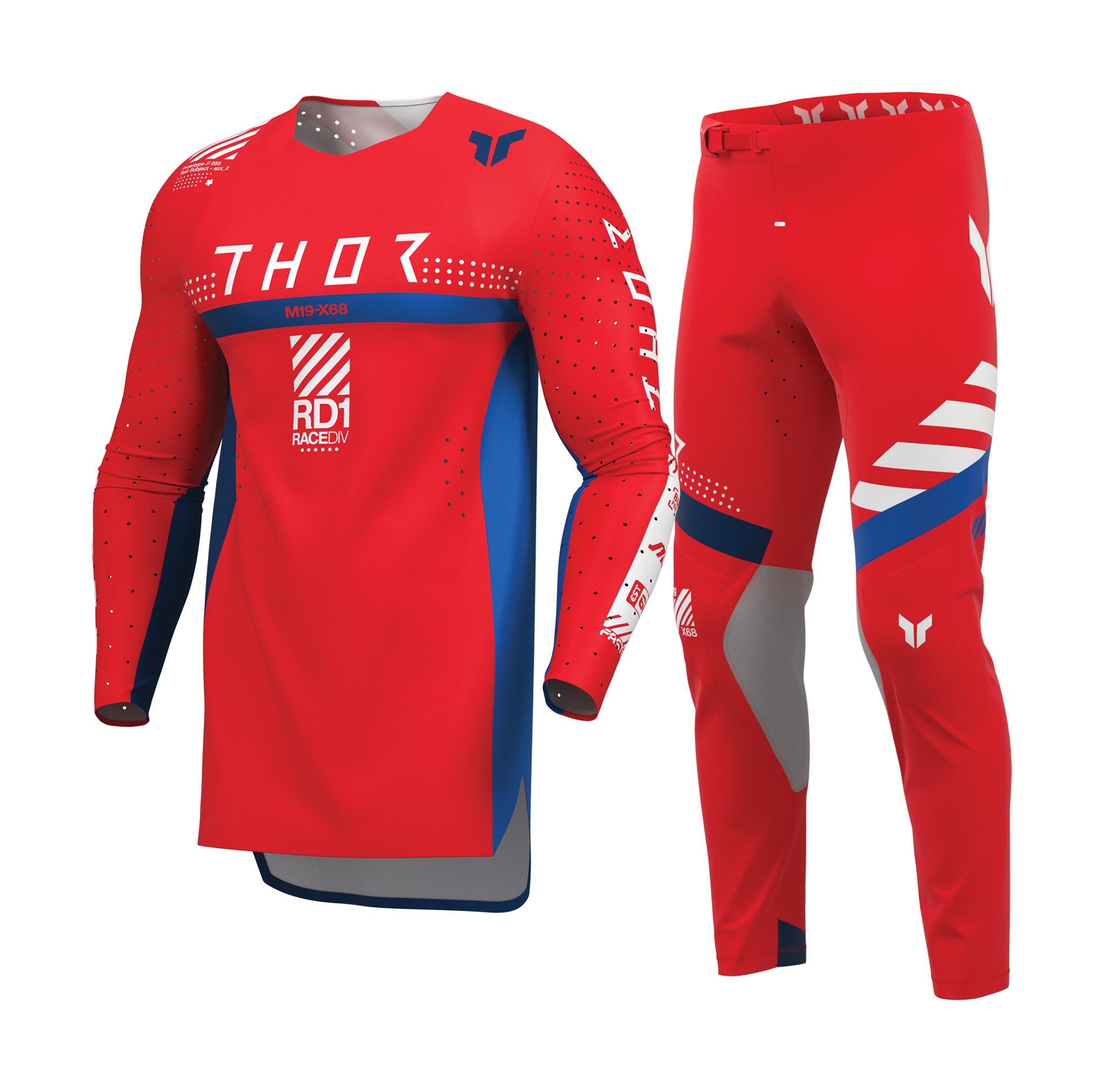 Thor Motocross Gear 2026 Sportmode Synth - Red